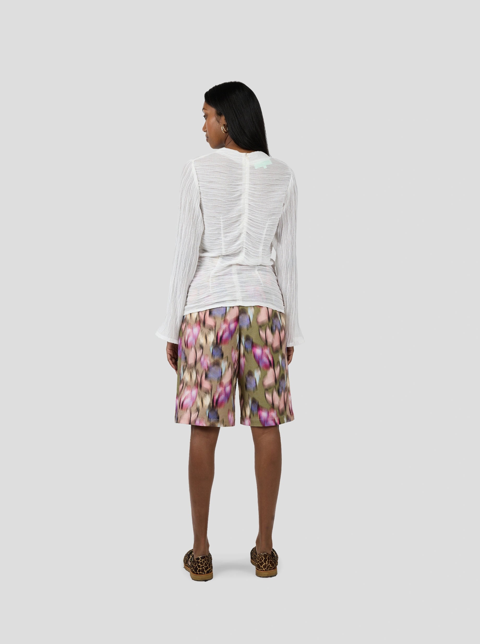 Cooper Top in Papier Crépon Gauze for Women