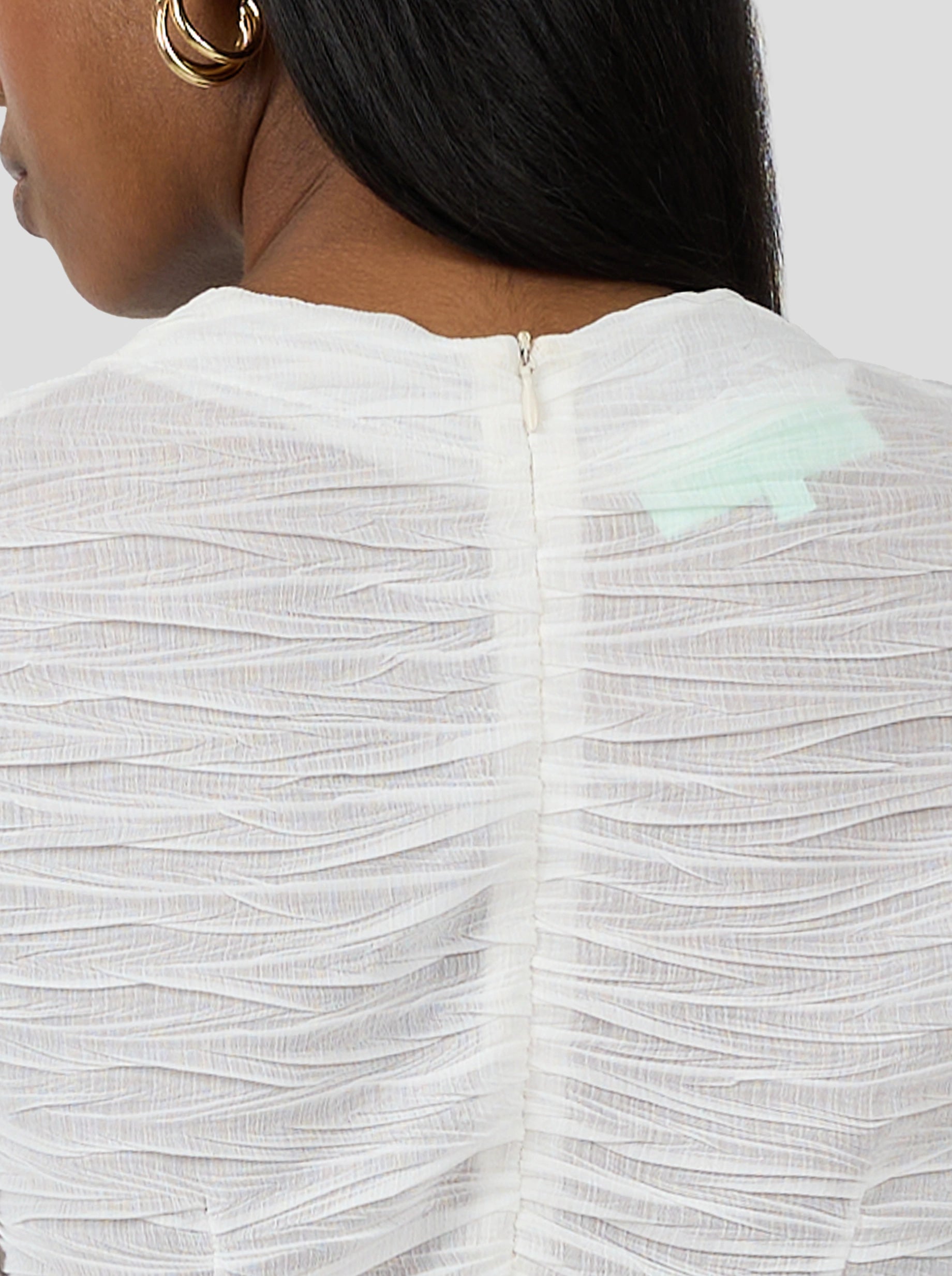 Cooper Top in Papier Crépon Gauze for Women
