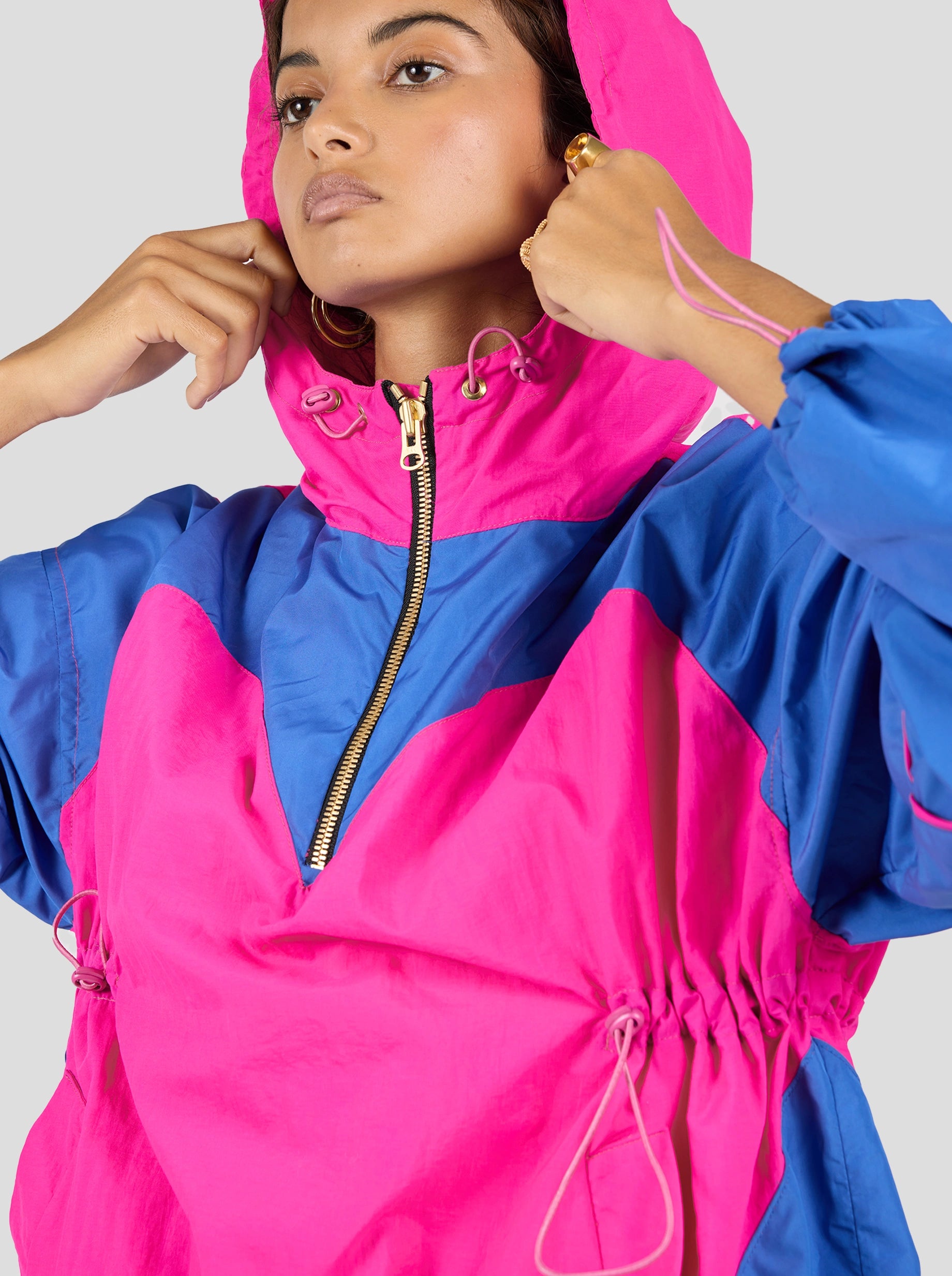 Tony Windjacket for Women in Pacific Stabilo Weave