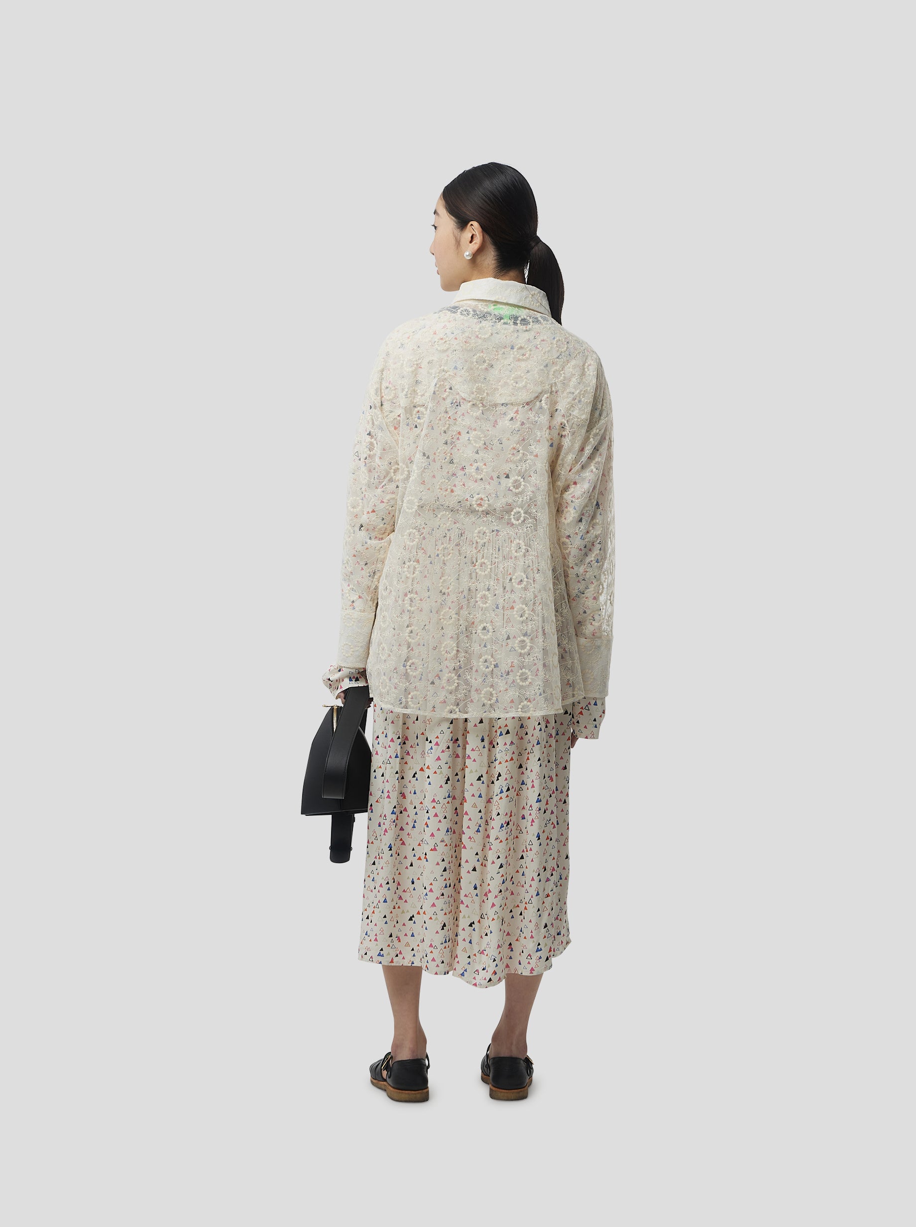 Rover shirt in Ecume Lace