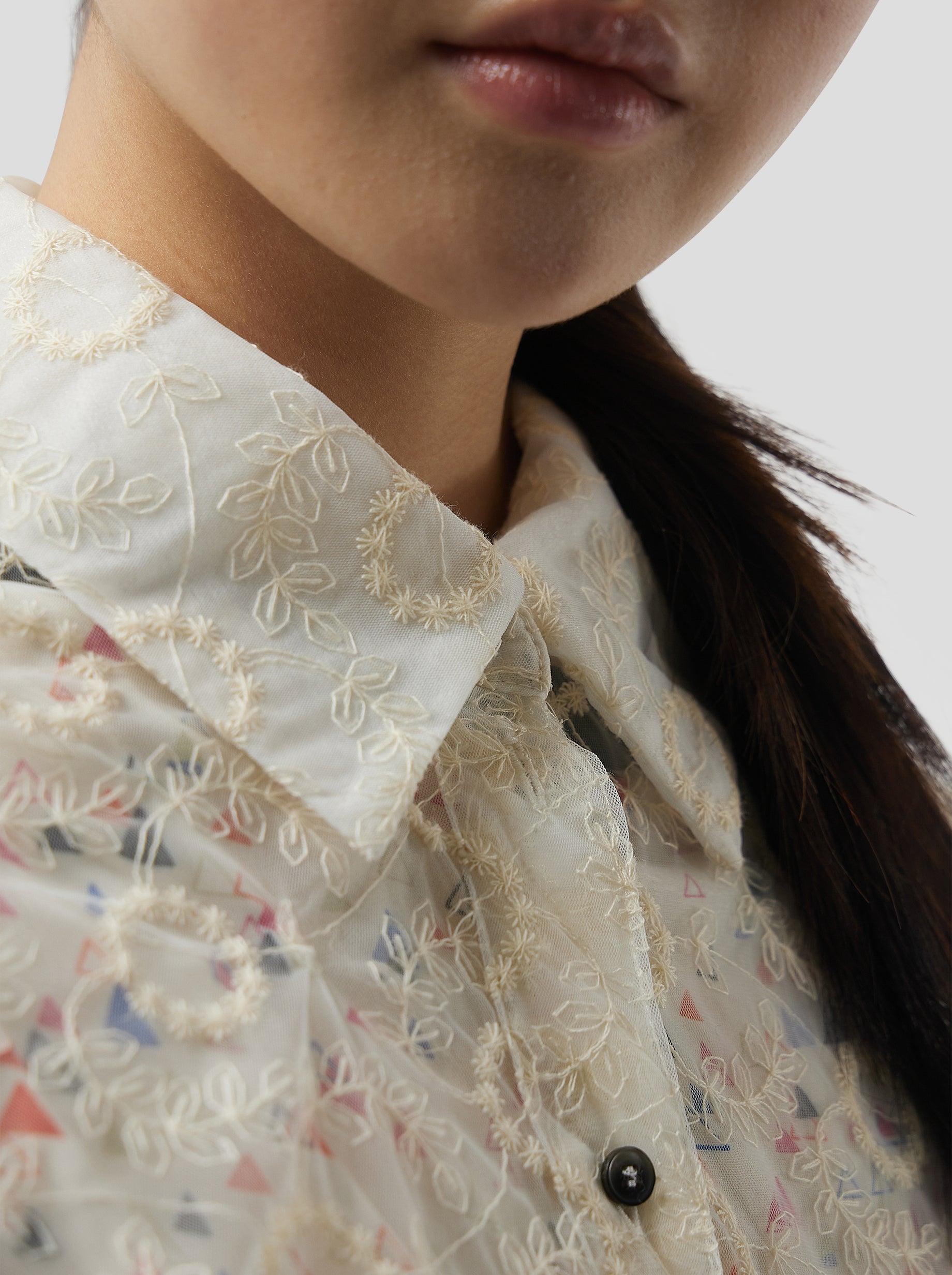 Rover shirt in Ecume Lace