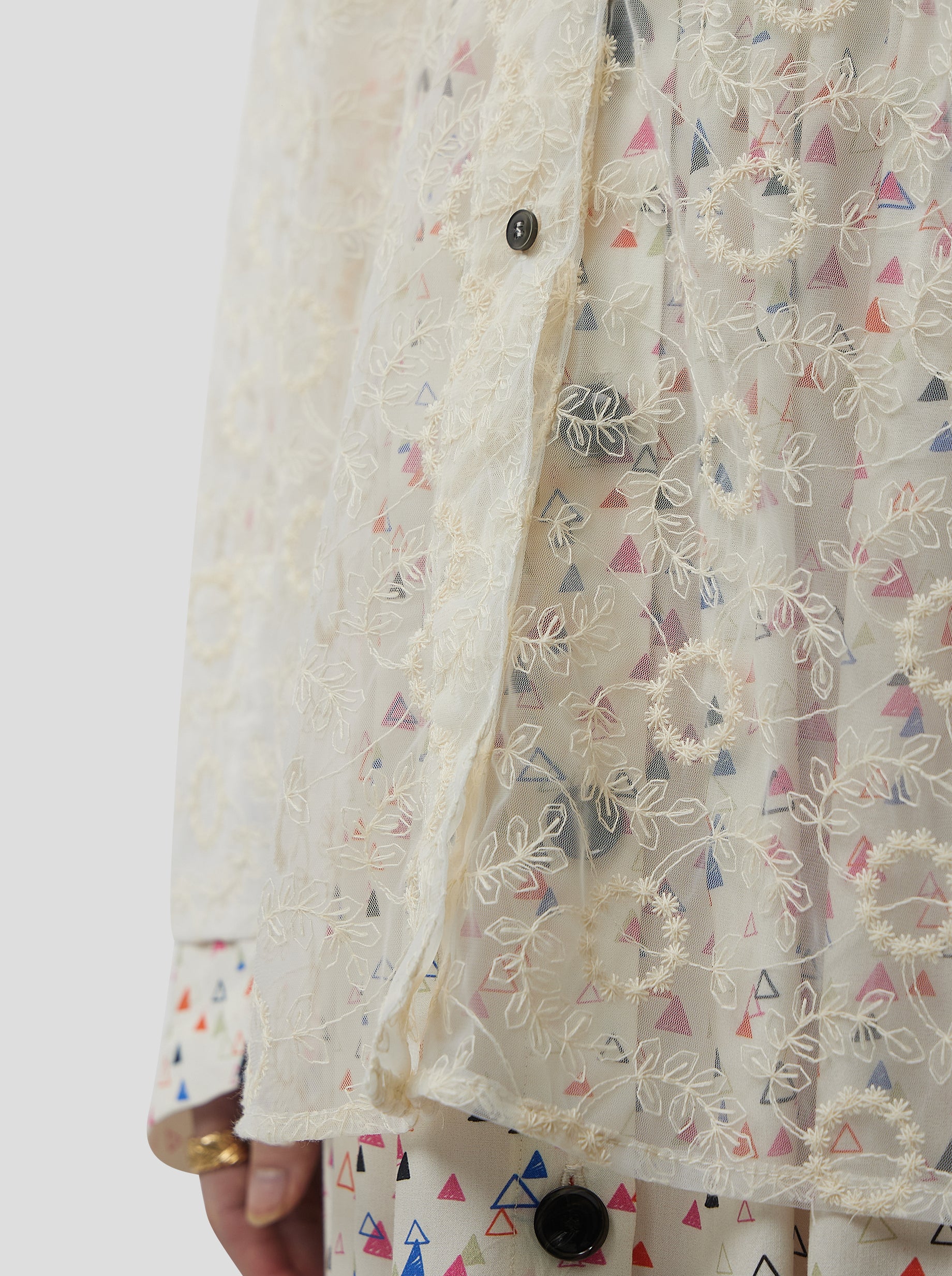 Rover shirt in Ecume Lace