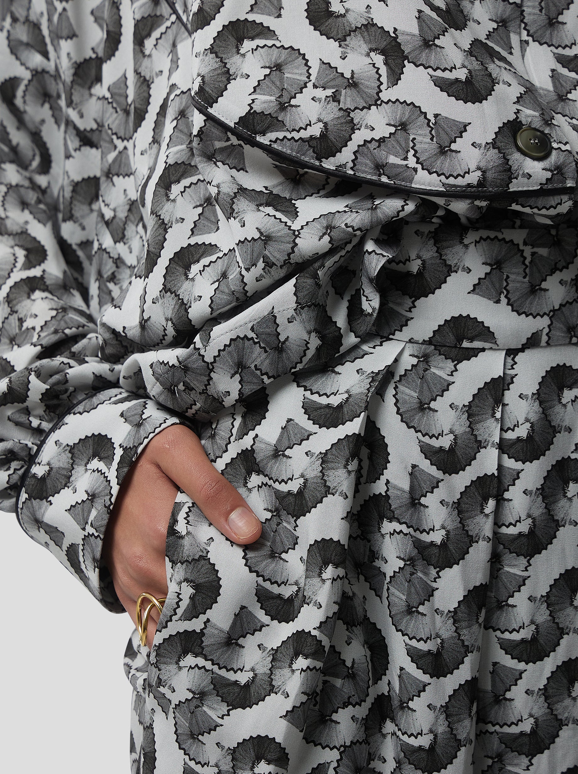 Chemise Tasman en Imprimé Copeaux de Plomb