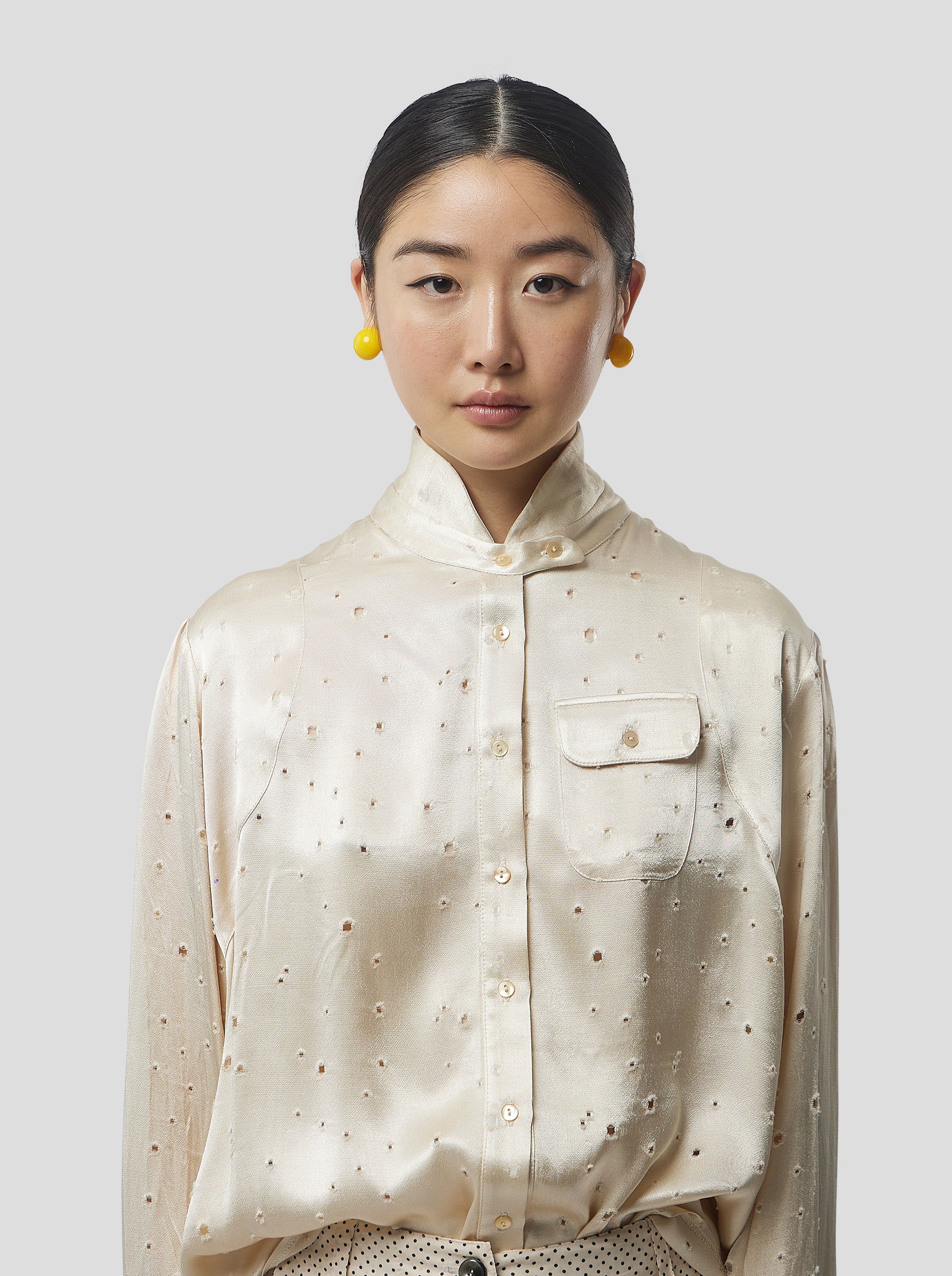 Chemise Tokyo en Voile Lune saboté