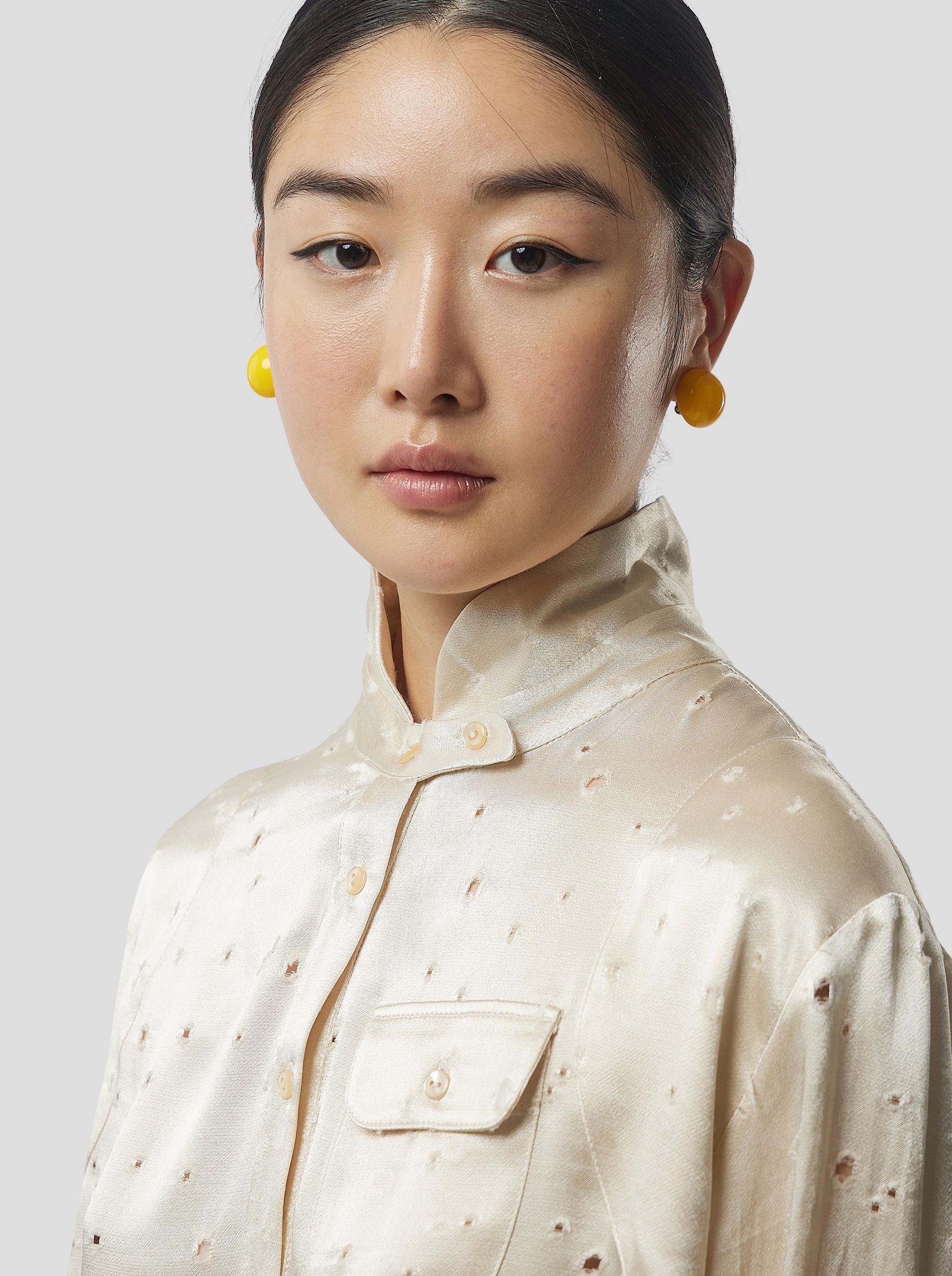 Chemise Tokyo en Voile Lune saboté