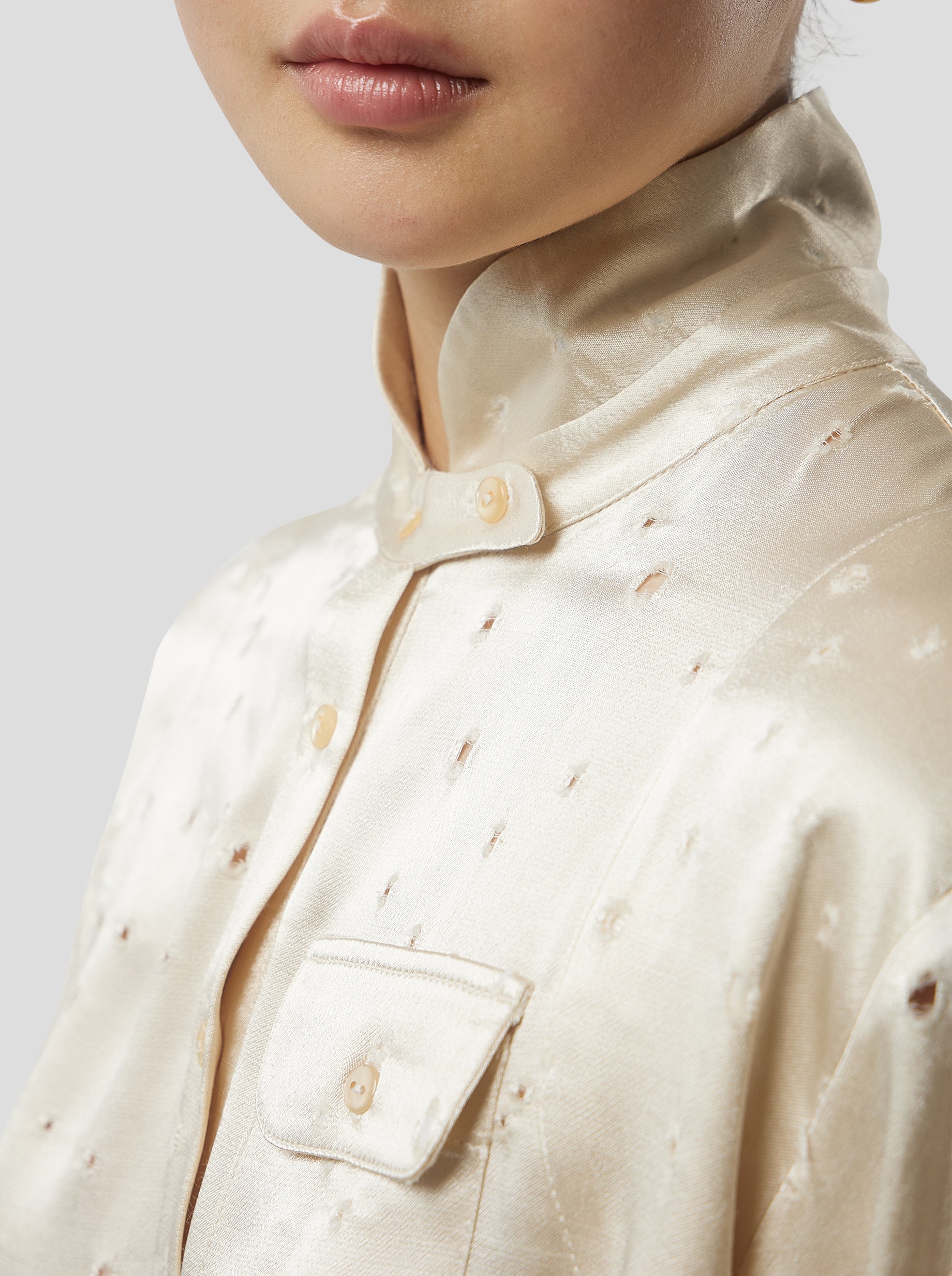 Chemise Tokyo en Voile Lune saboté