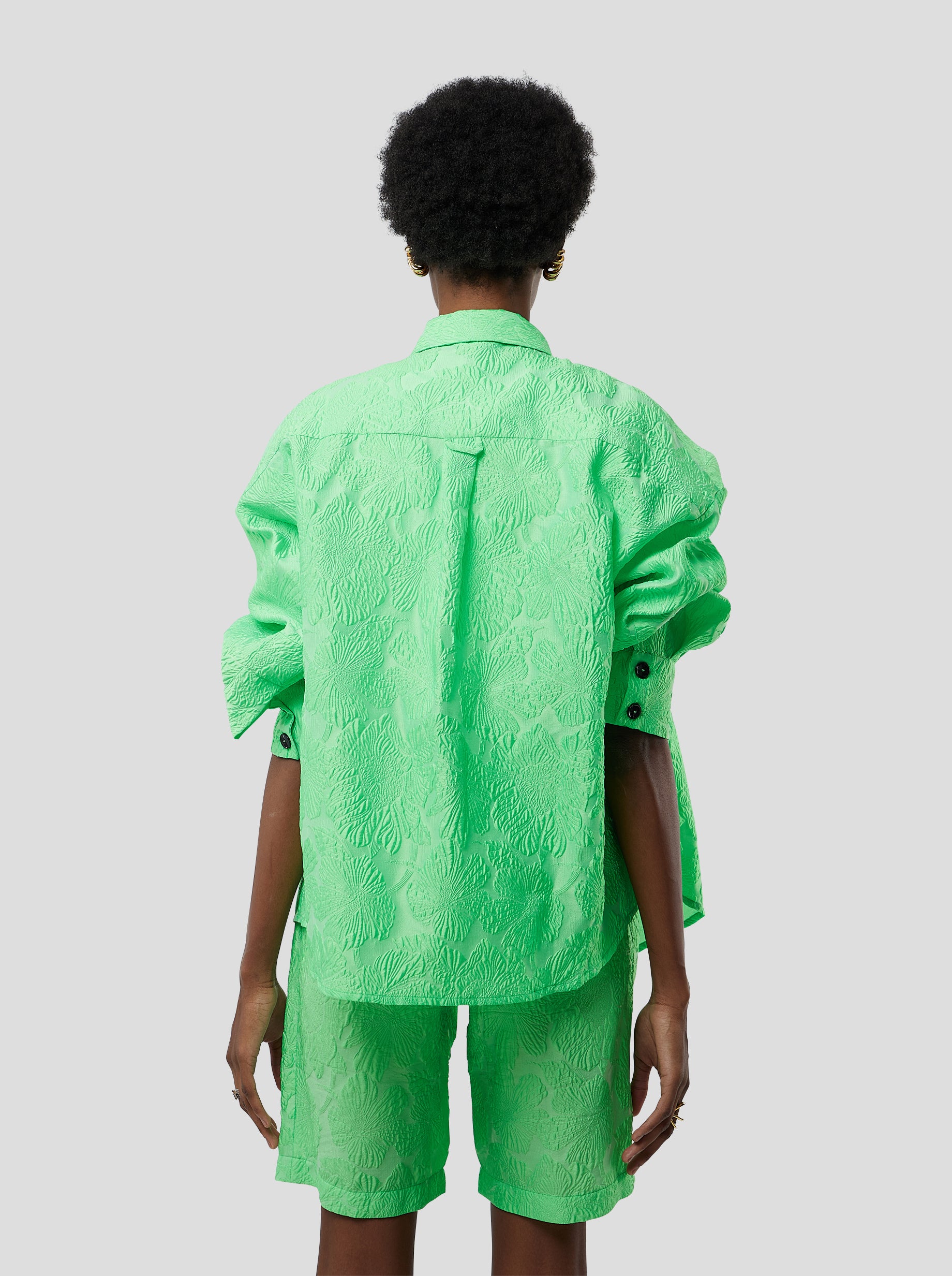 Chemise Astrée en tissu Cactus gaufré