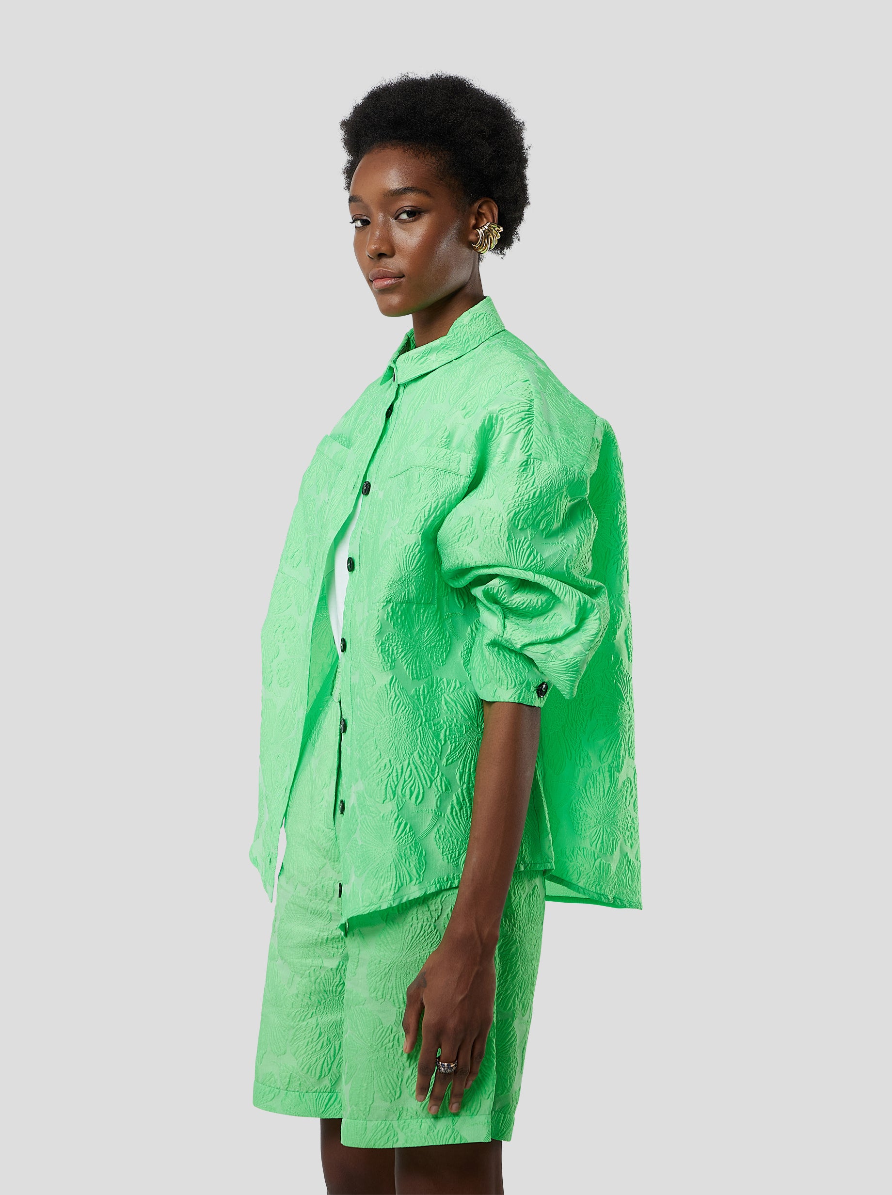 Chemise Astrée en tissu Cactus gaufré