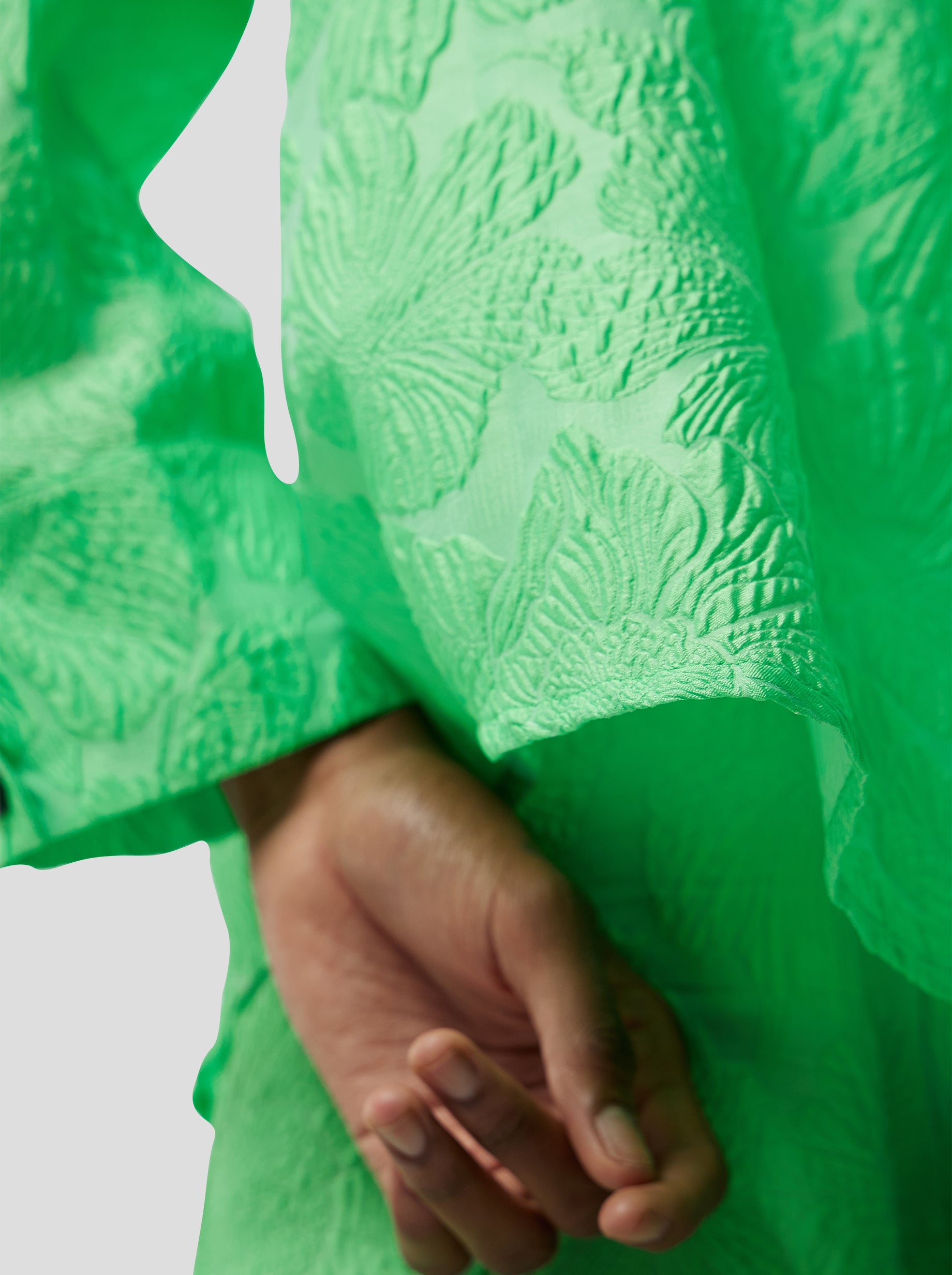 Chemise Astrée en tissu Cactus gaufré