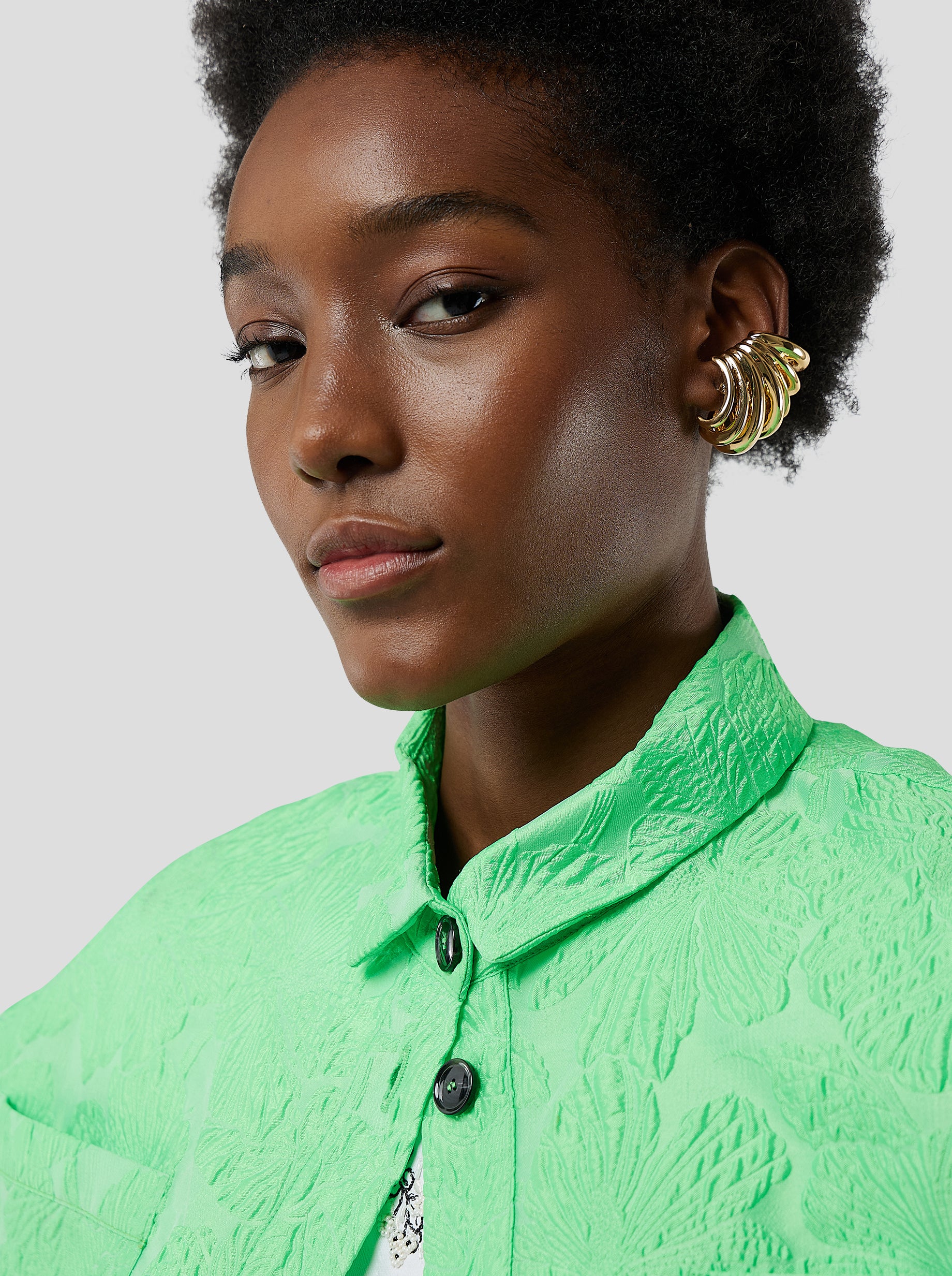 Chemise Astrée en tissu Cactus gaufré