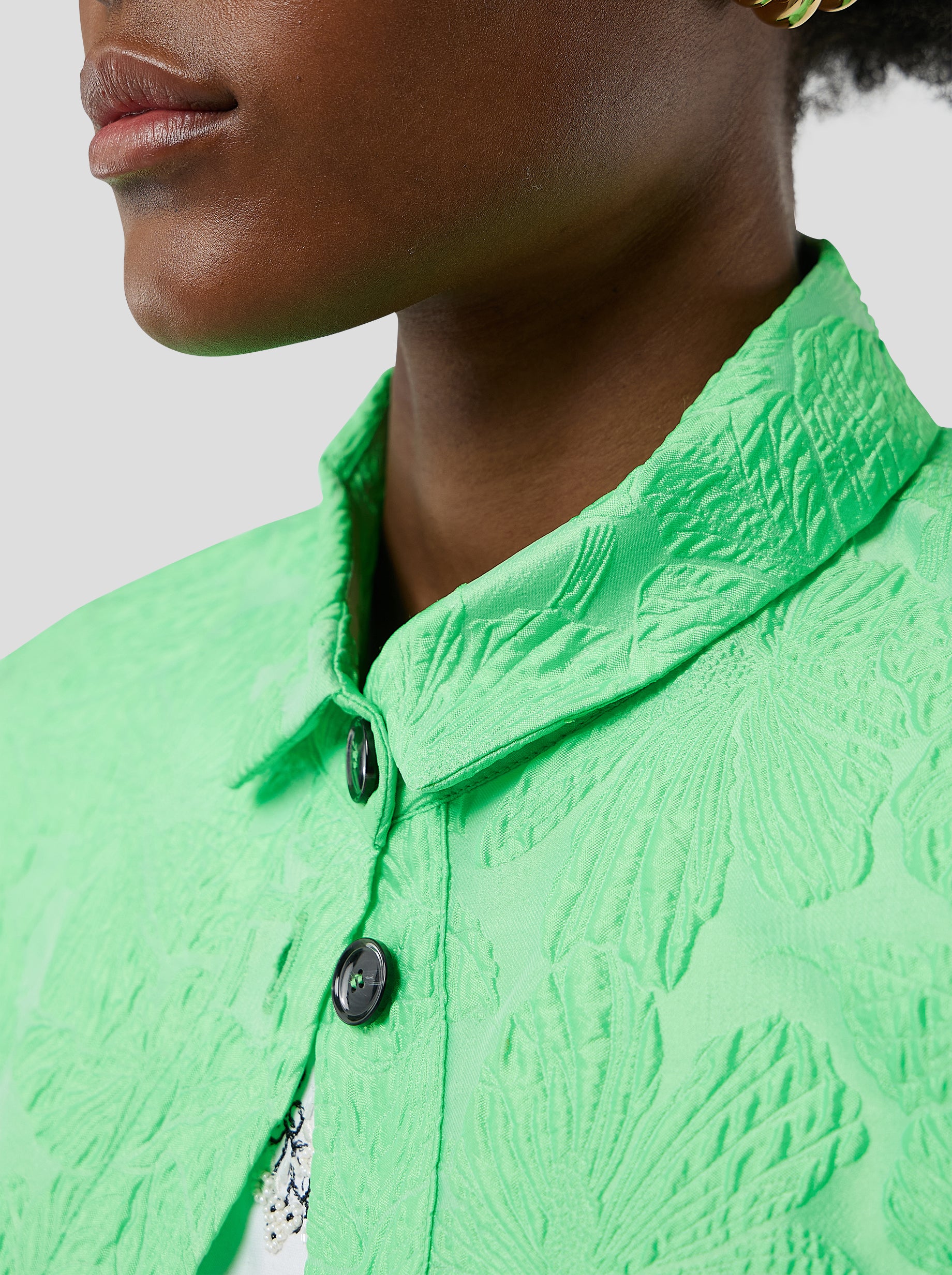 Chemise Astrée en tissu Cactus gaufré