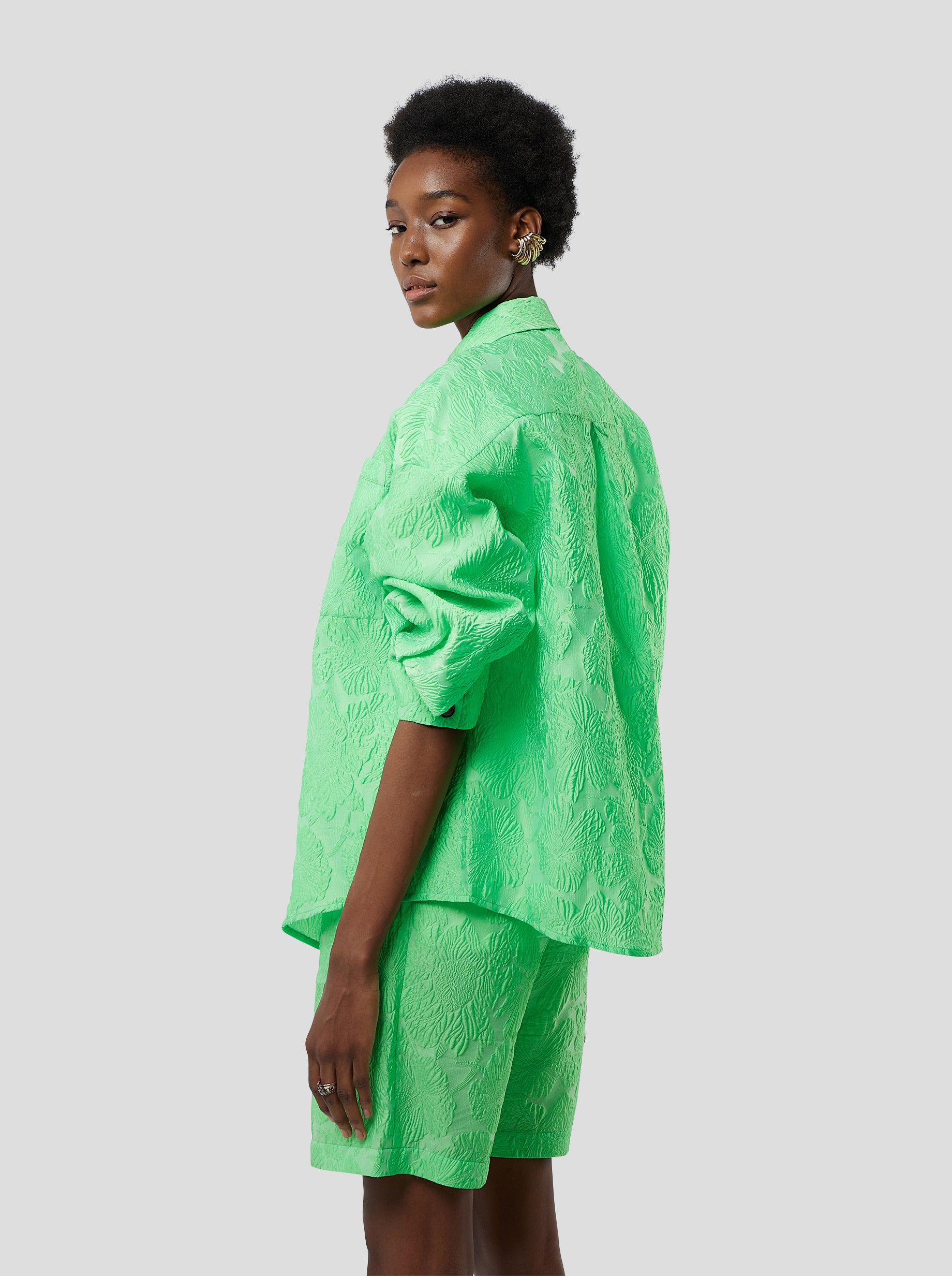 Chemise Astrée en tissu Cactus gaufré