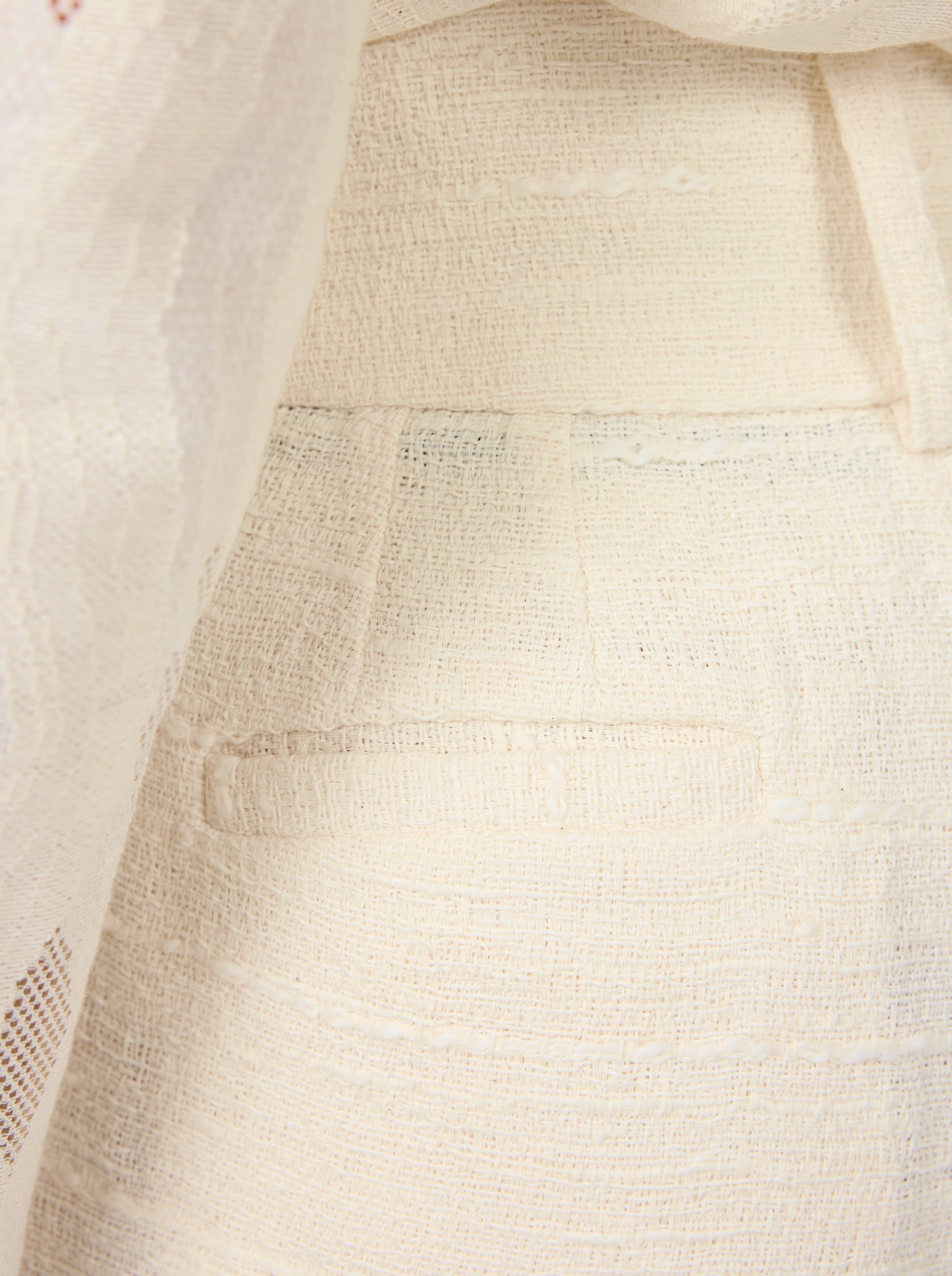 Jojo Pants In Ivory Jute Canvas