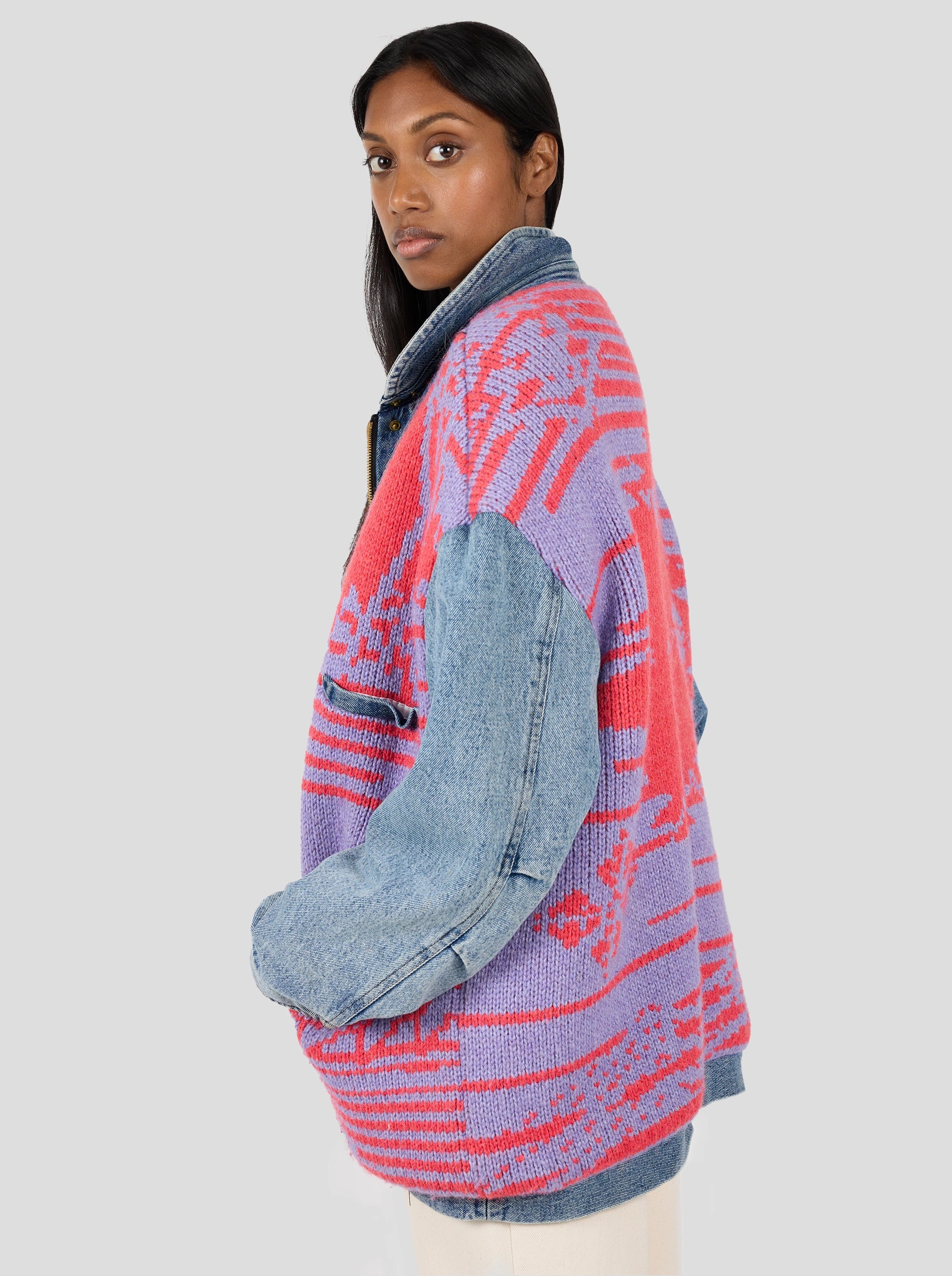 Veste Jonas en maille Bohême