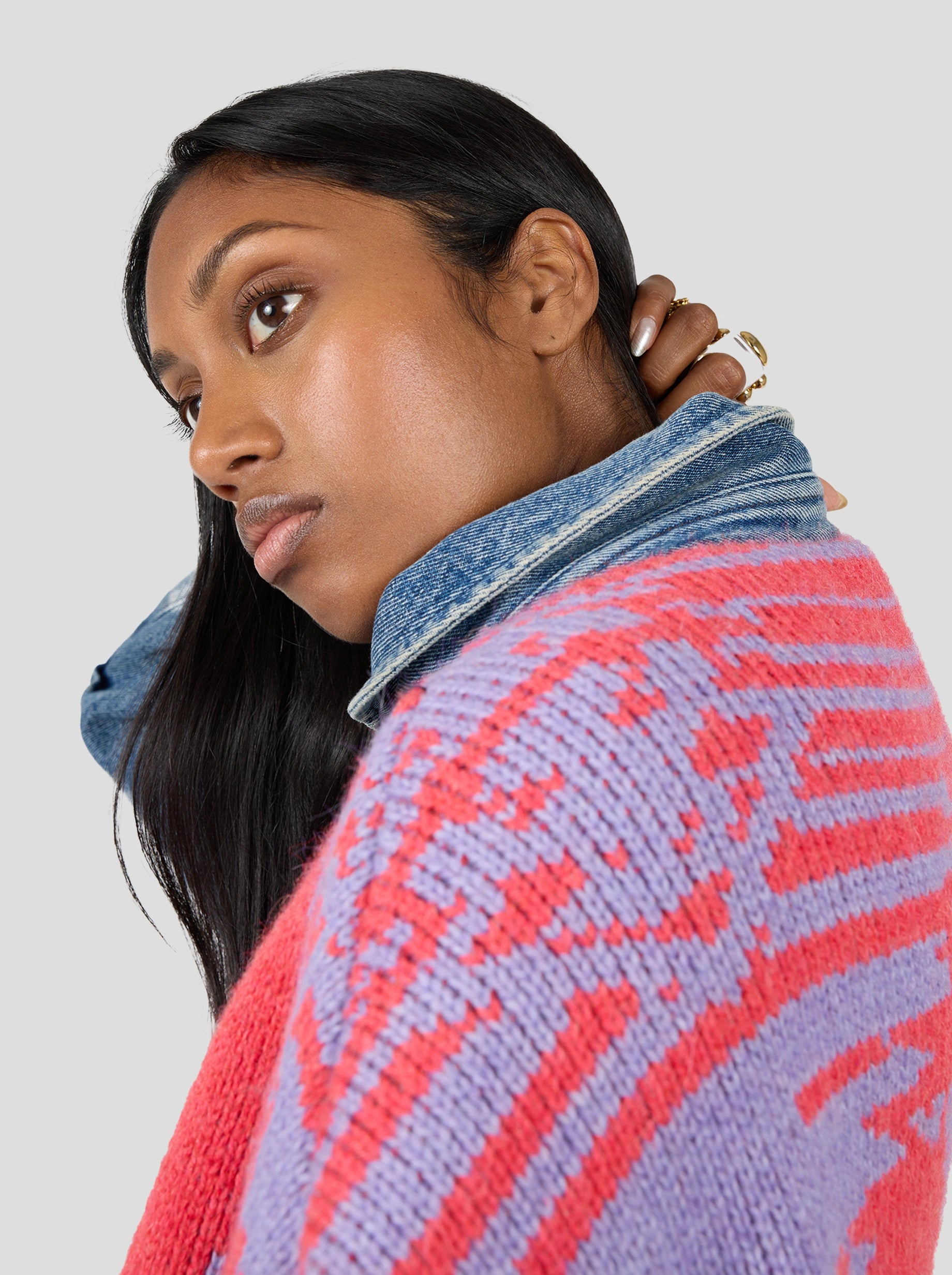 Veste Jonas en maille Bohême