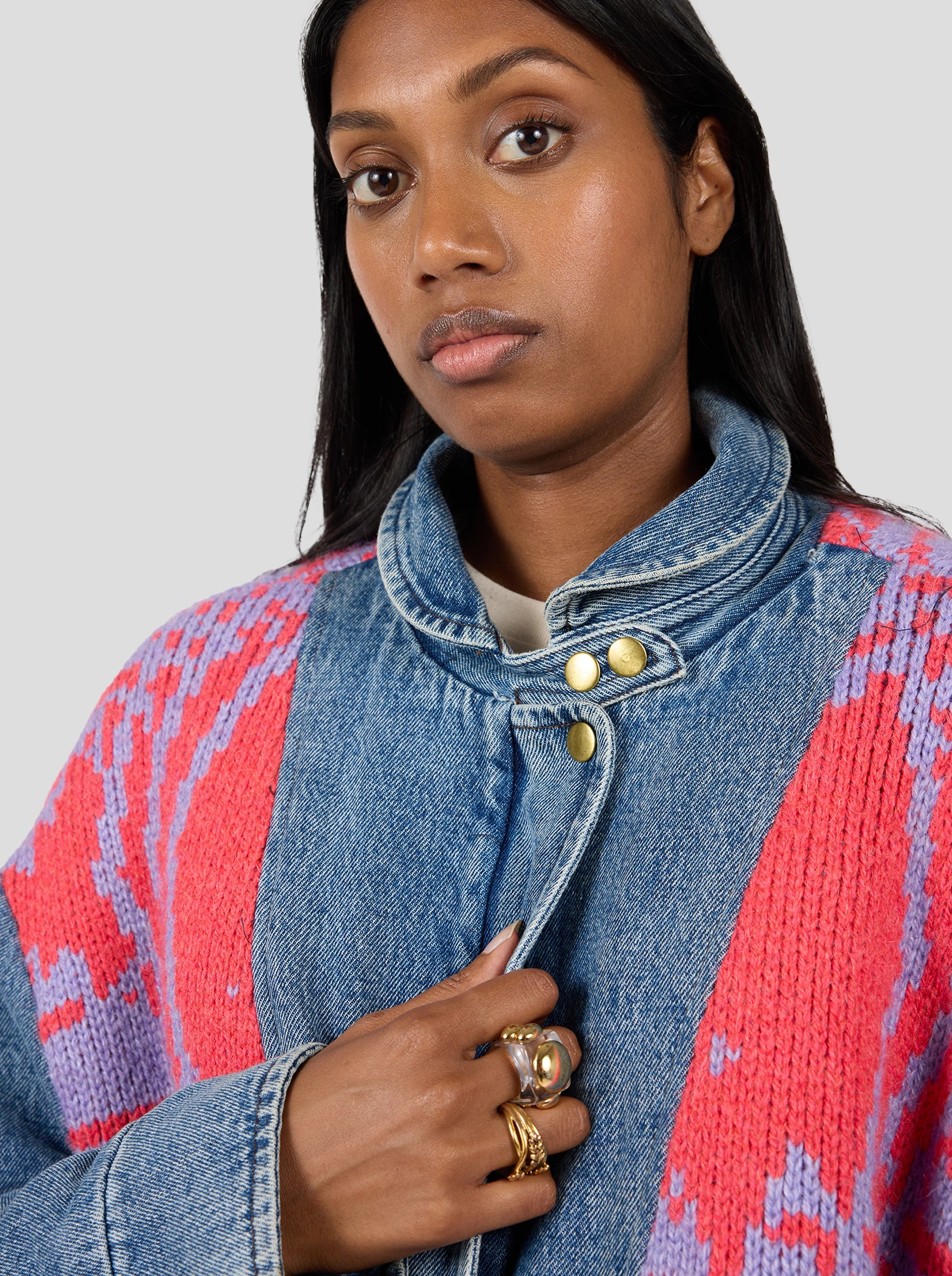 Veste Jonas en maille Bohême