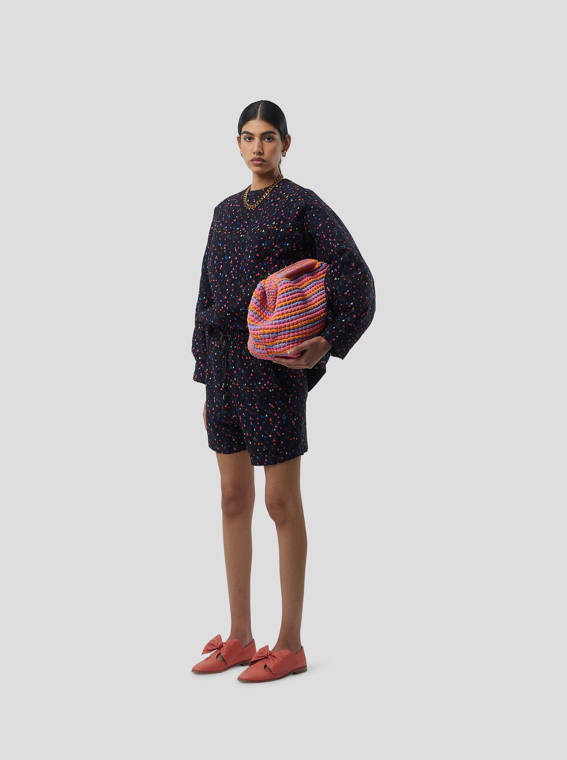 Harlem Jumper in Black Zodiac Print