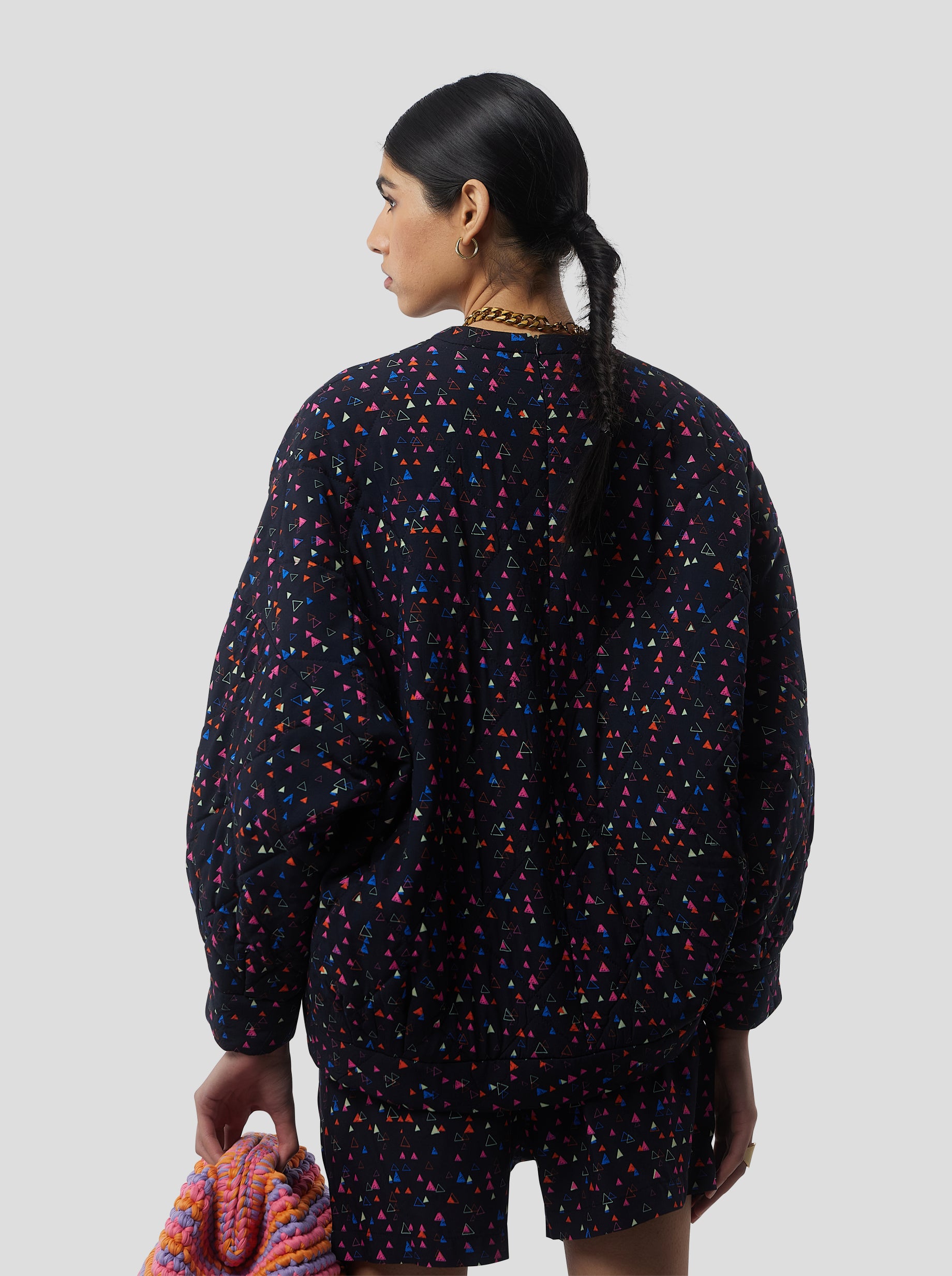 Harlem Jumper in Black Zodiac Print