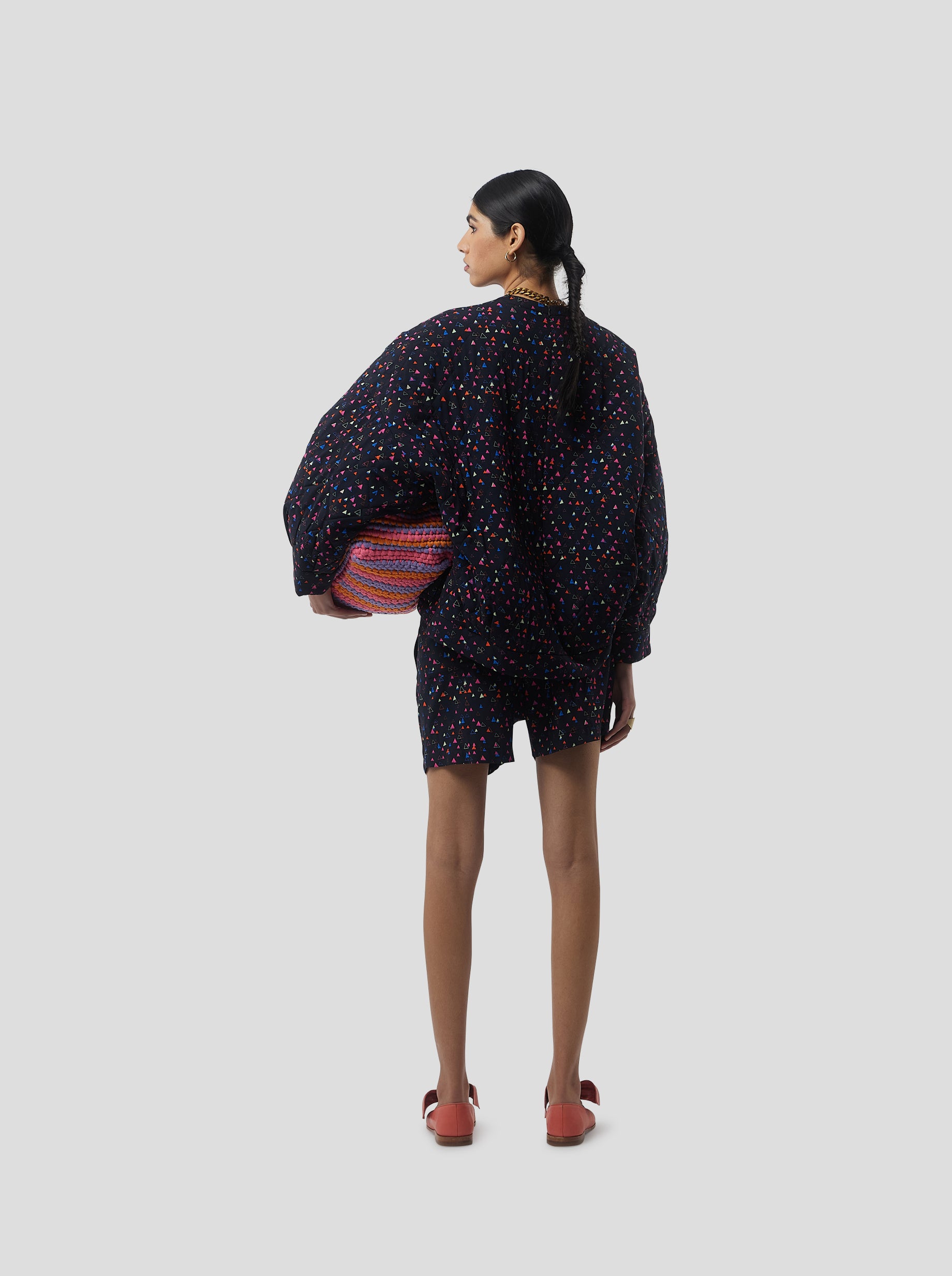 Harlem Jumper in Black Zodiac Print