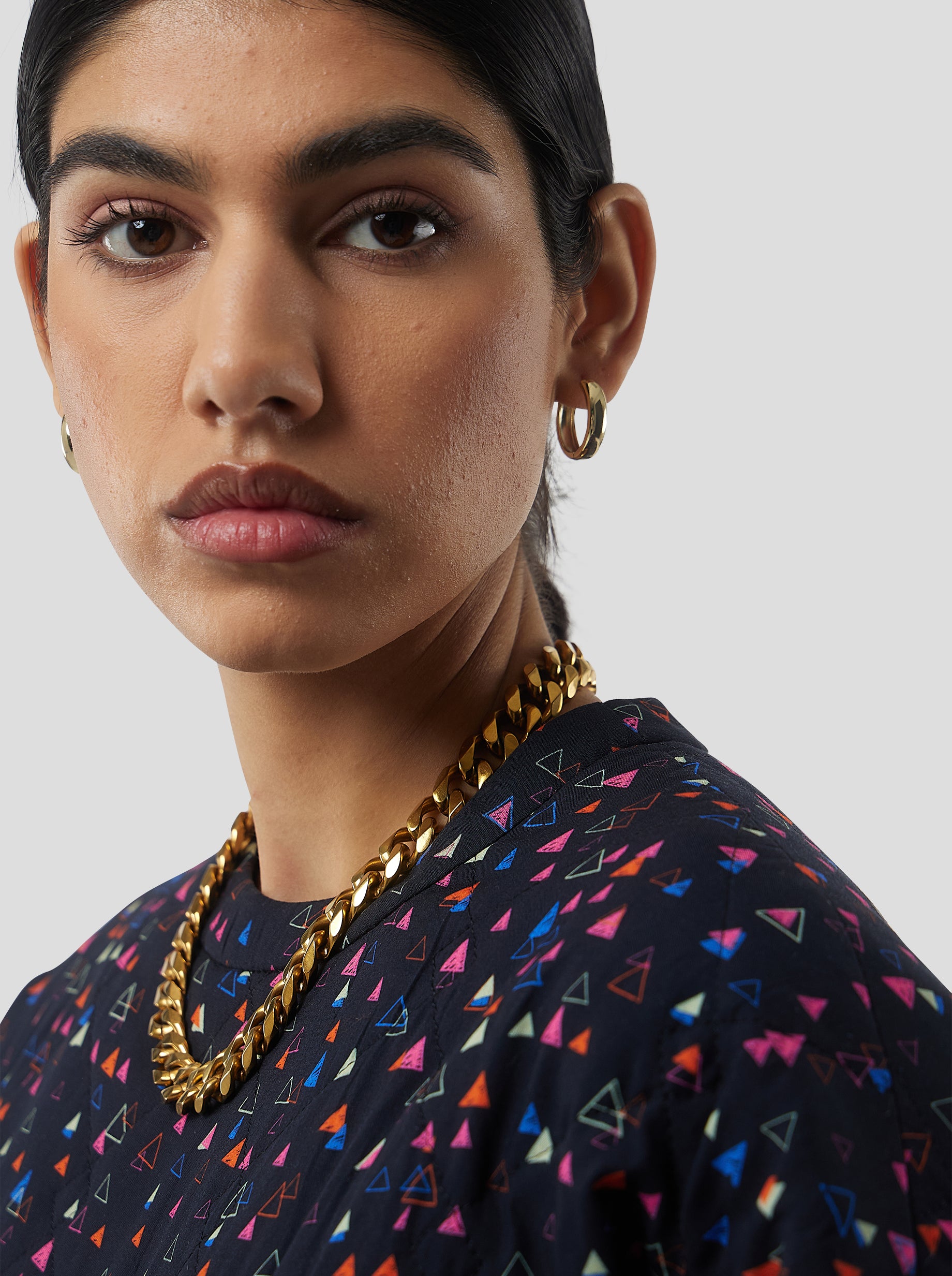 Harlem Jumper in Black Zodiac Print