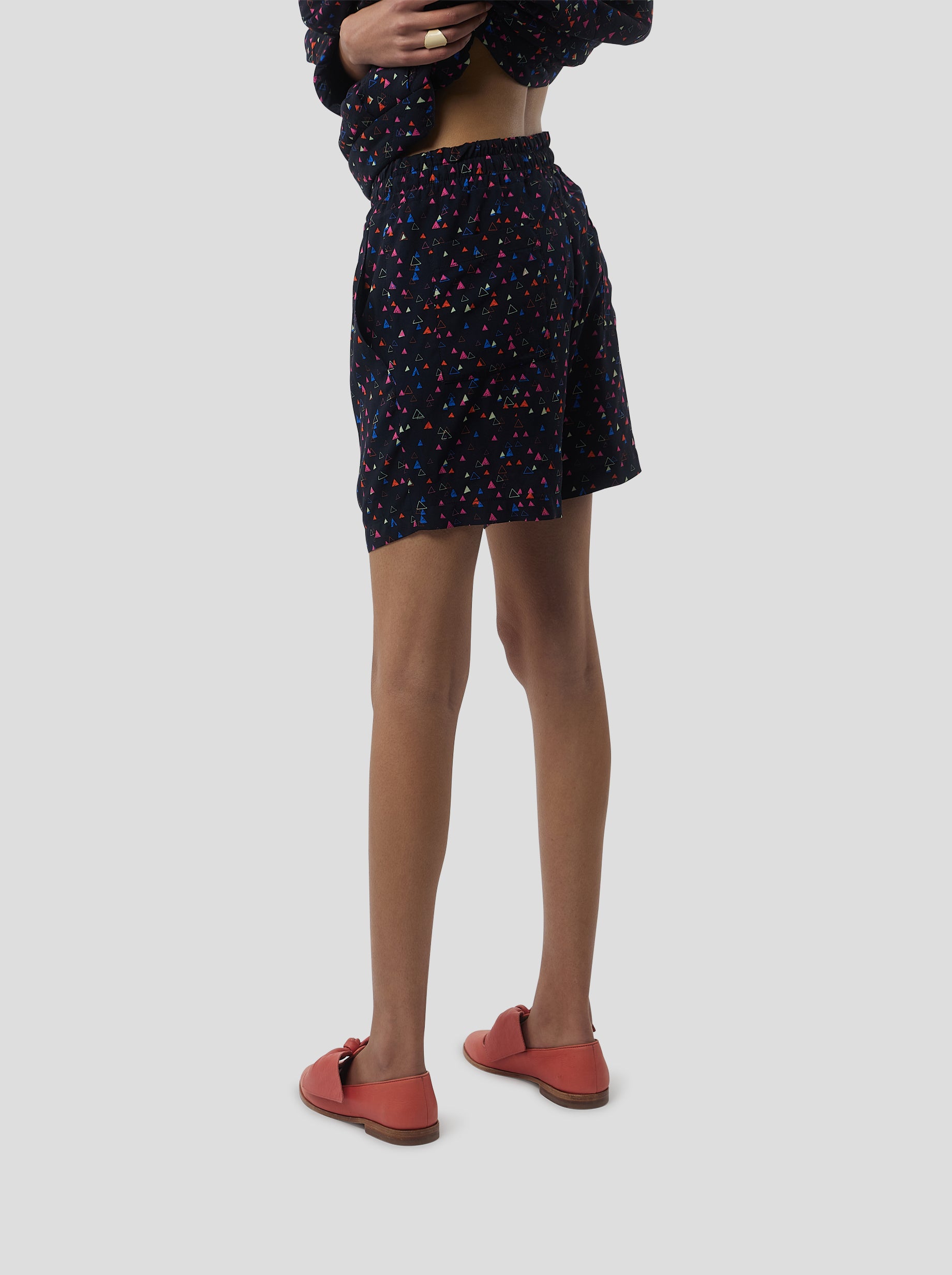 Eilish short in Black Zodiac Print