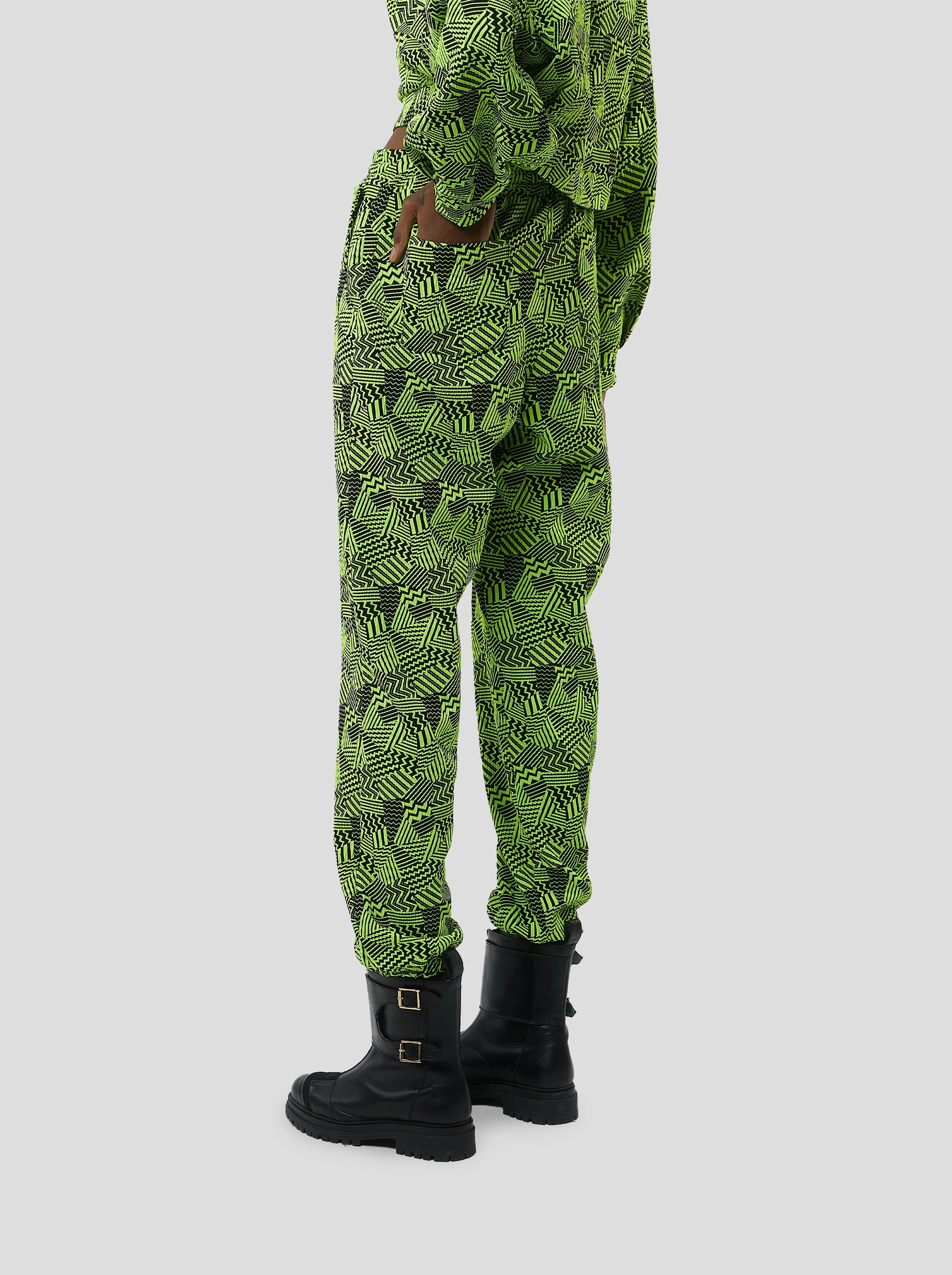 Kiara Sweatpants in Neon Citrus Fizz