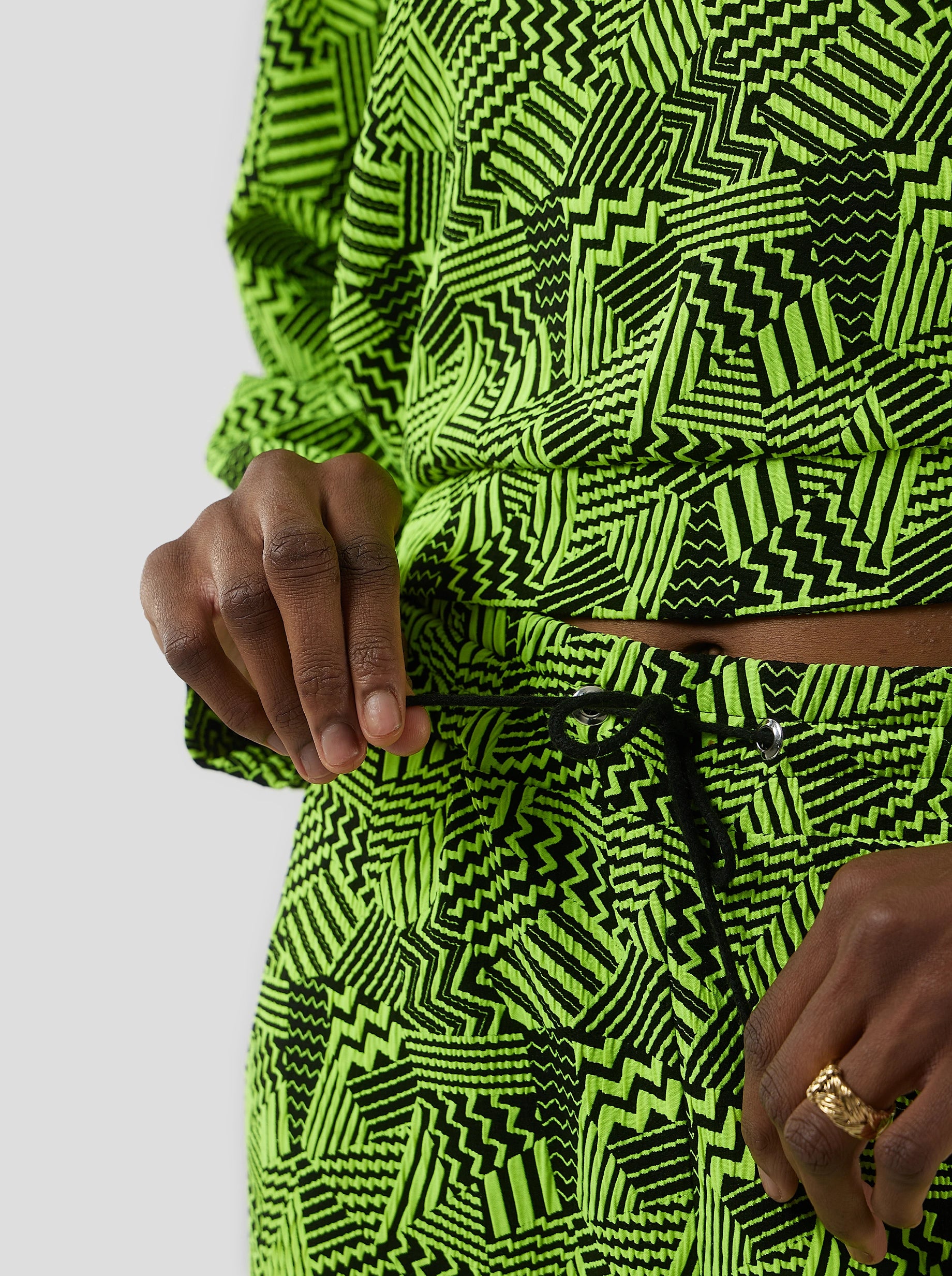 Kiara Sweatpants in Neon Citrus Fizz