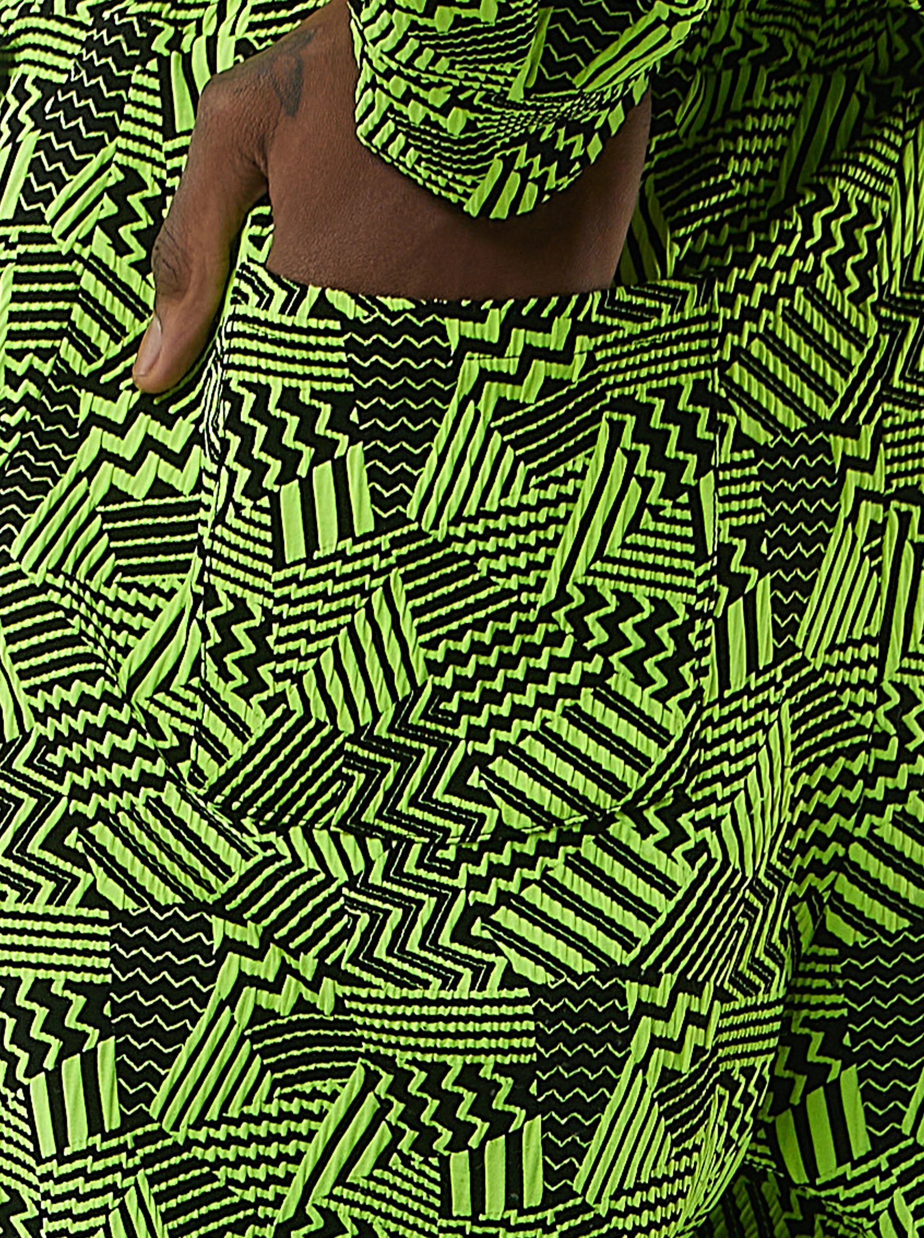 Kiara Sweatpants in Neon Citrus Fizz