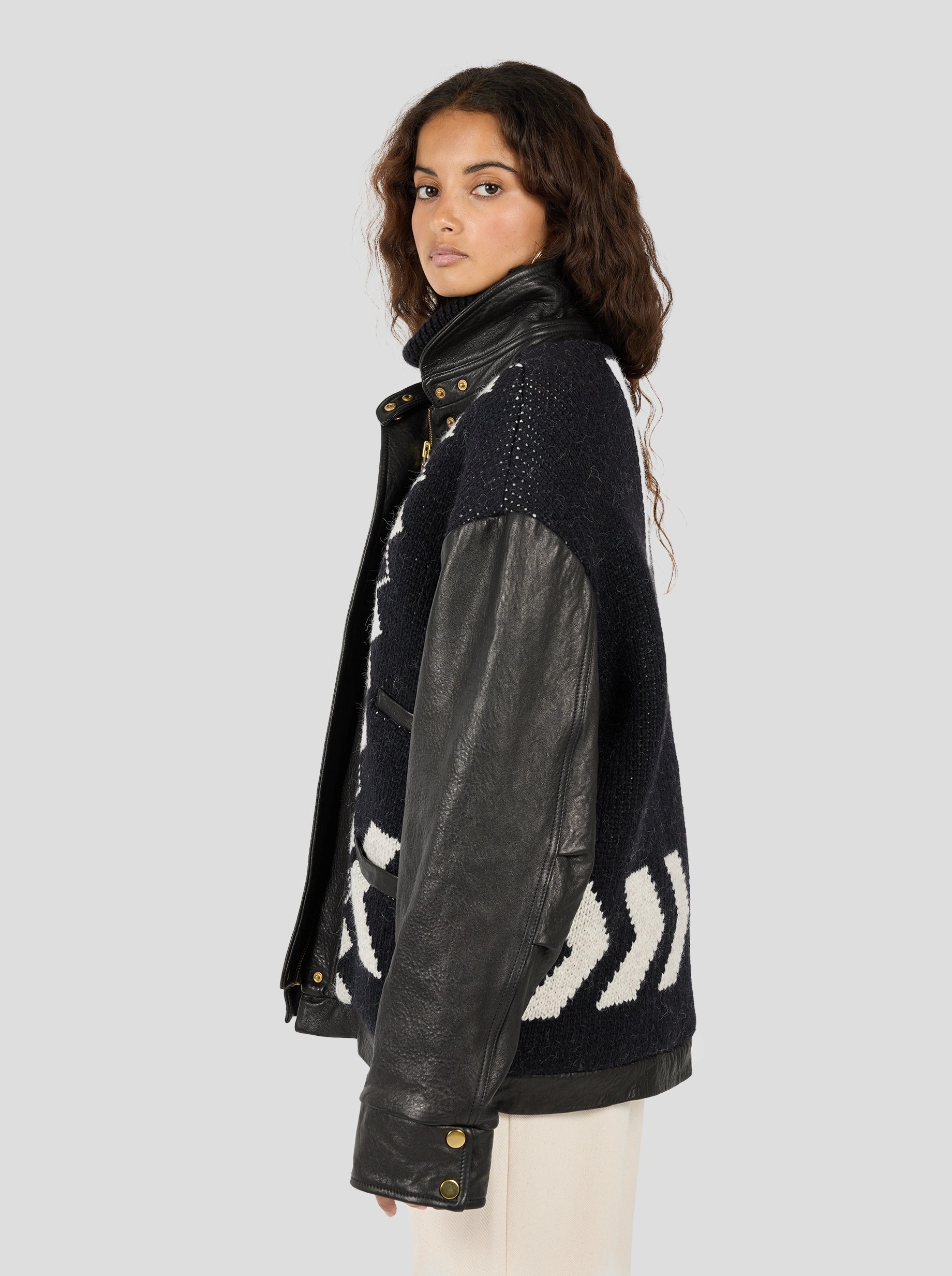 VESTE JONAS EN CUIR NOIR