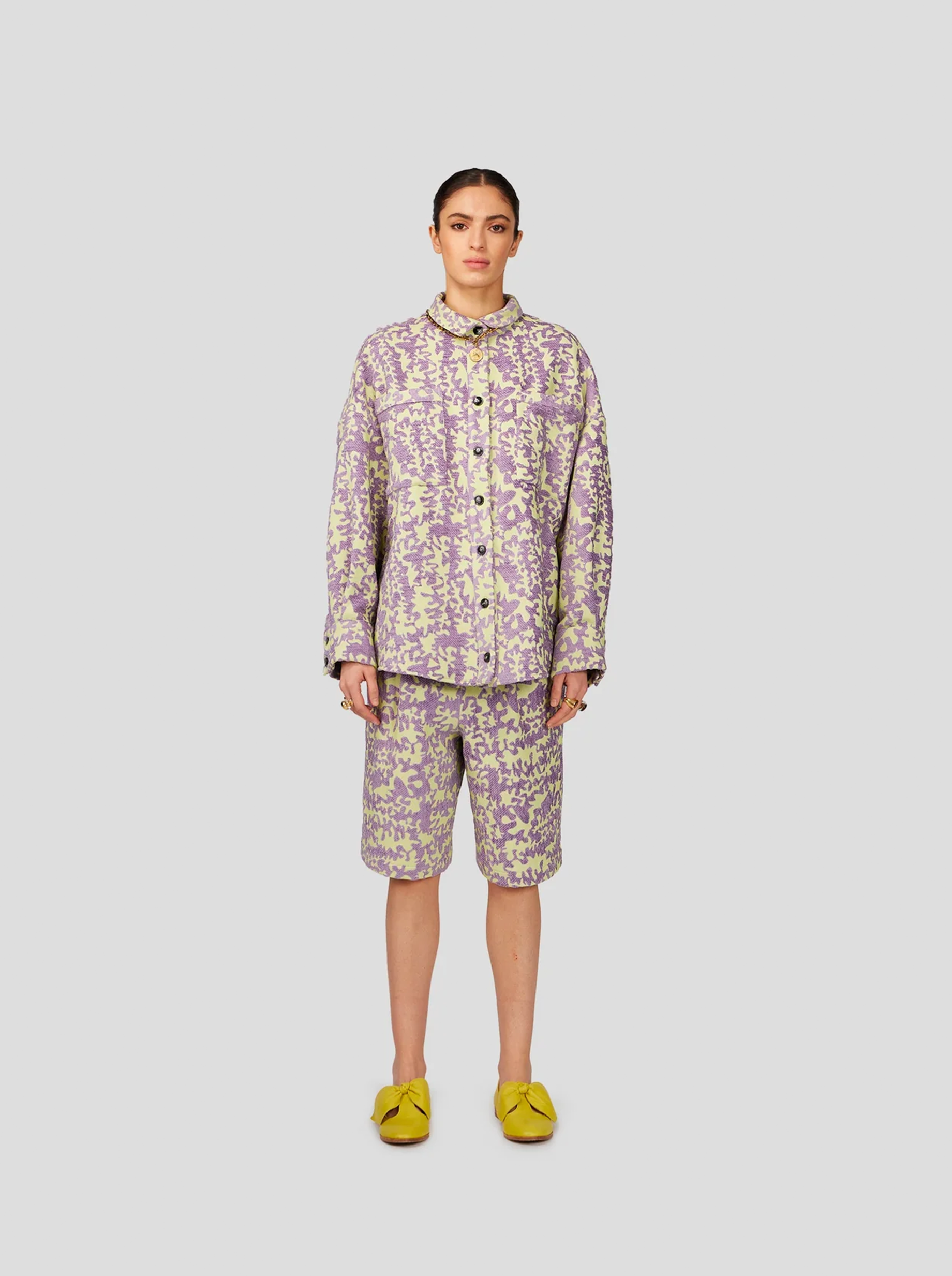 Bermuda Moor en Tissage Fjords Cristallins