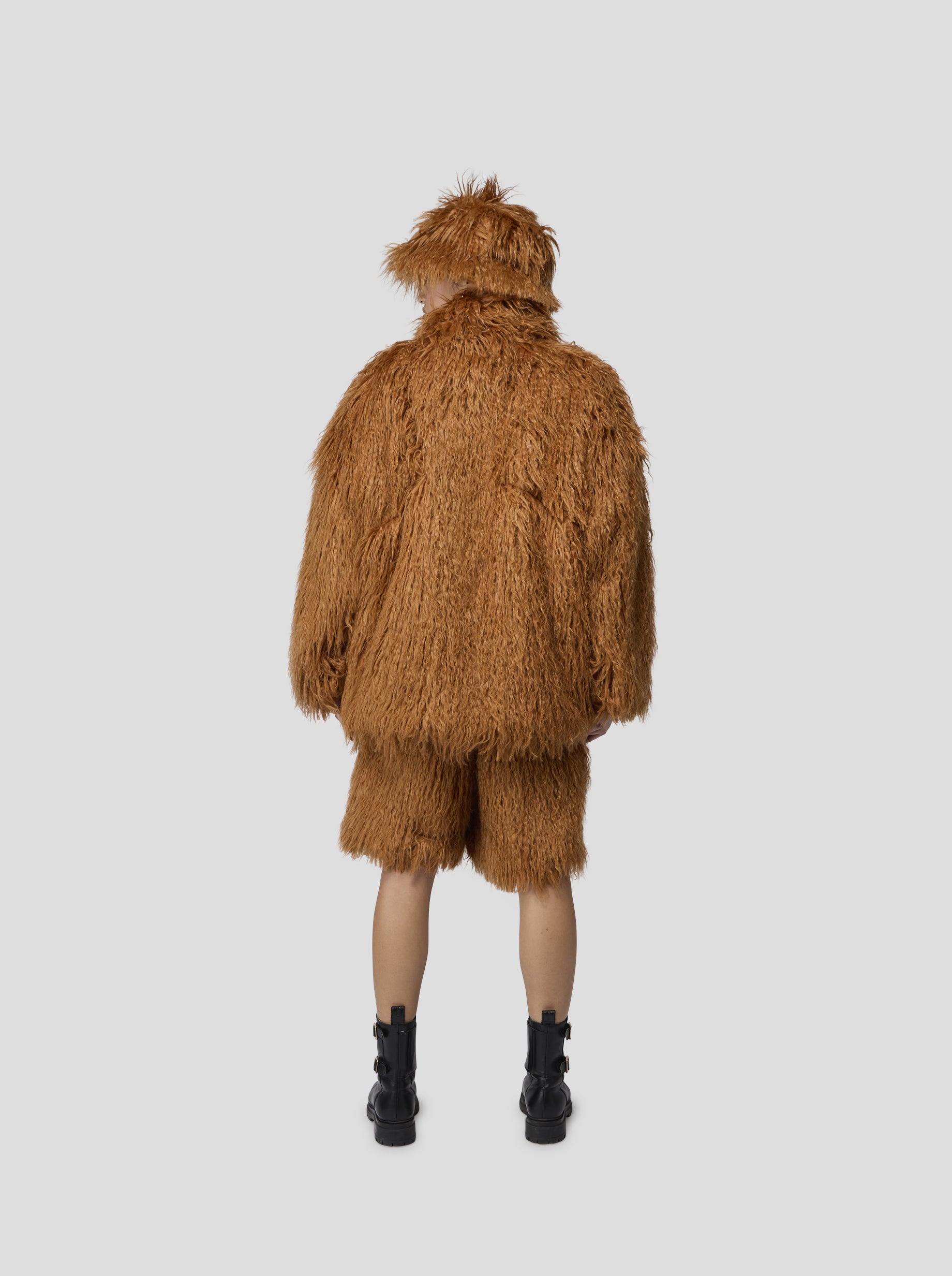 Polaire Glazer in Fire Grizzly fur