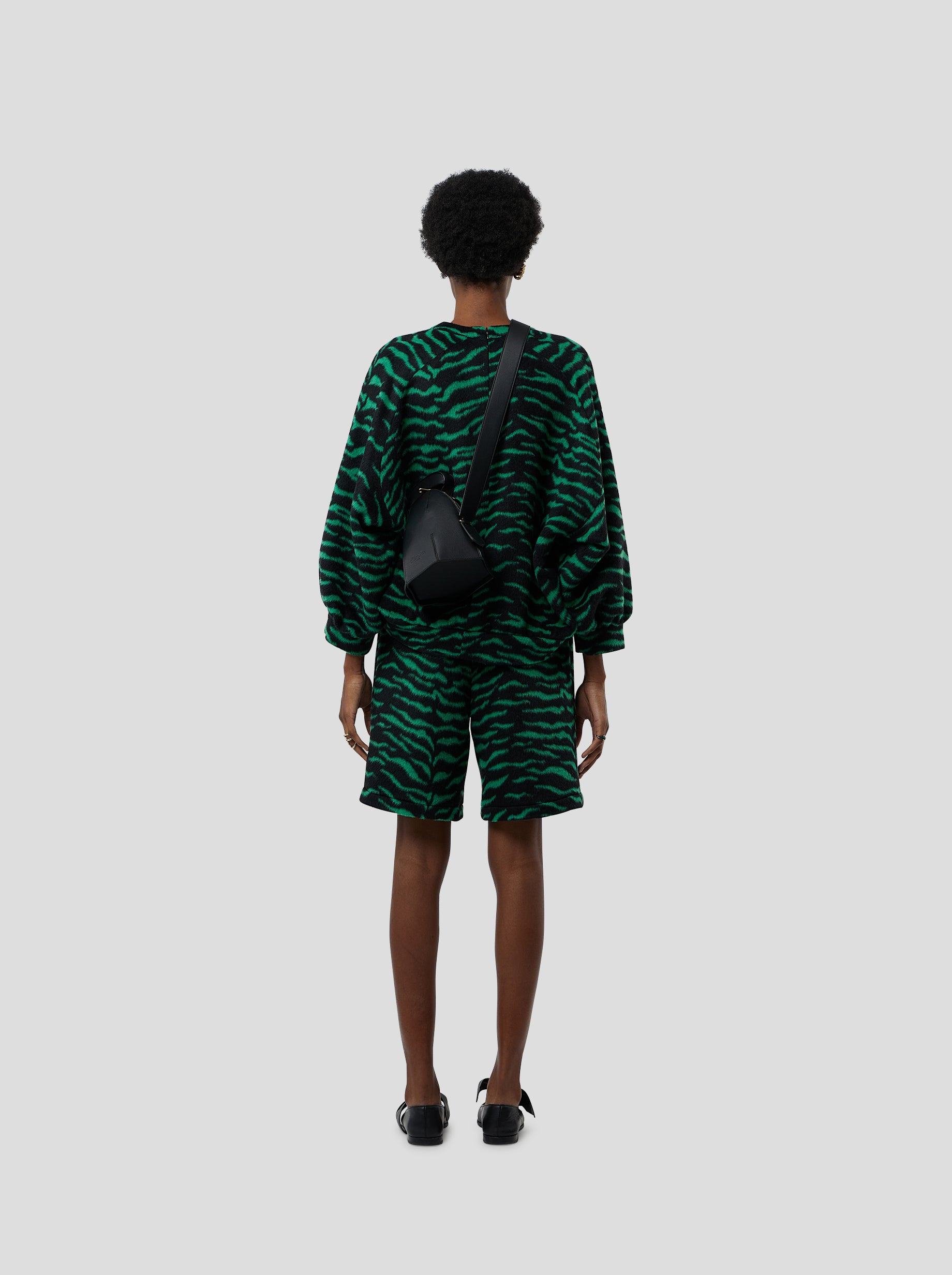 Moor Bermuda in Forest Green Zebra Wool