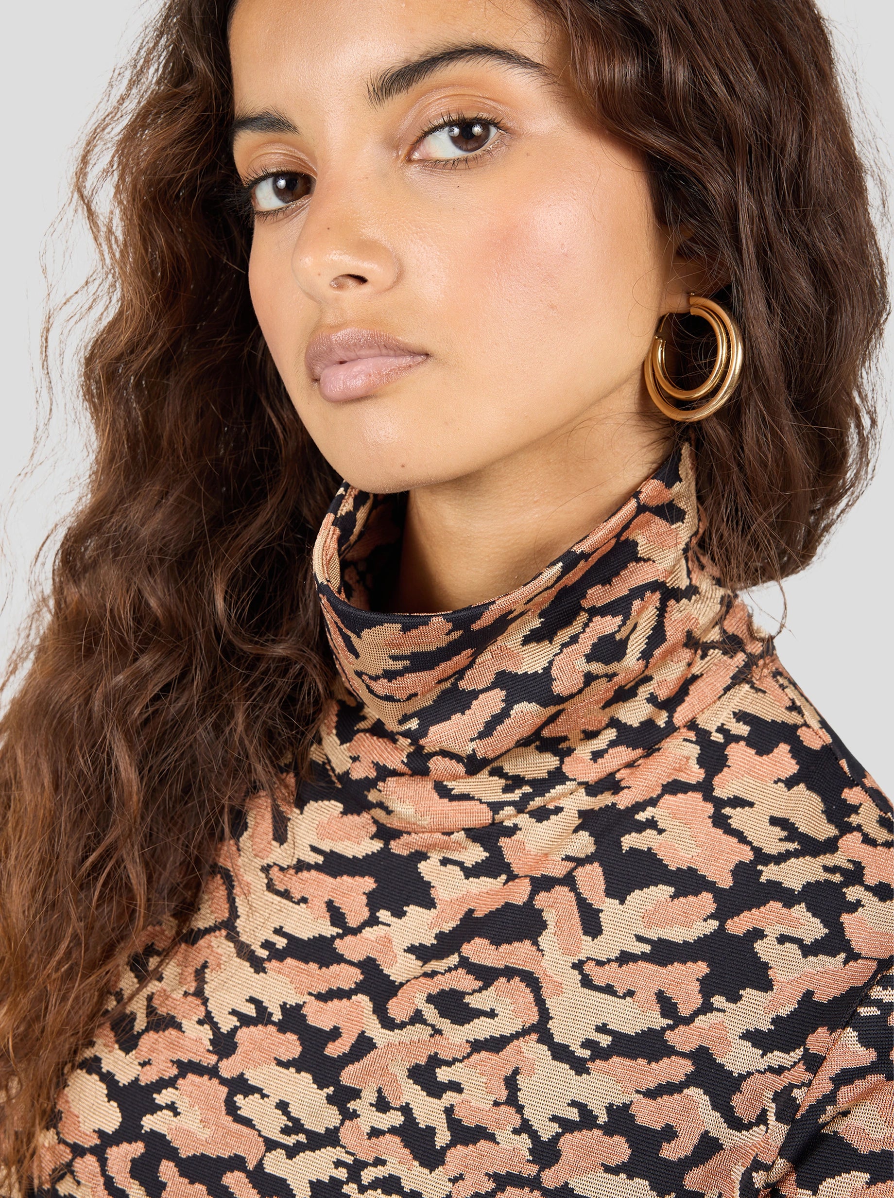 Robe Marshall en maille fine Felin