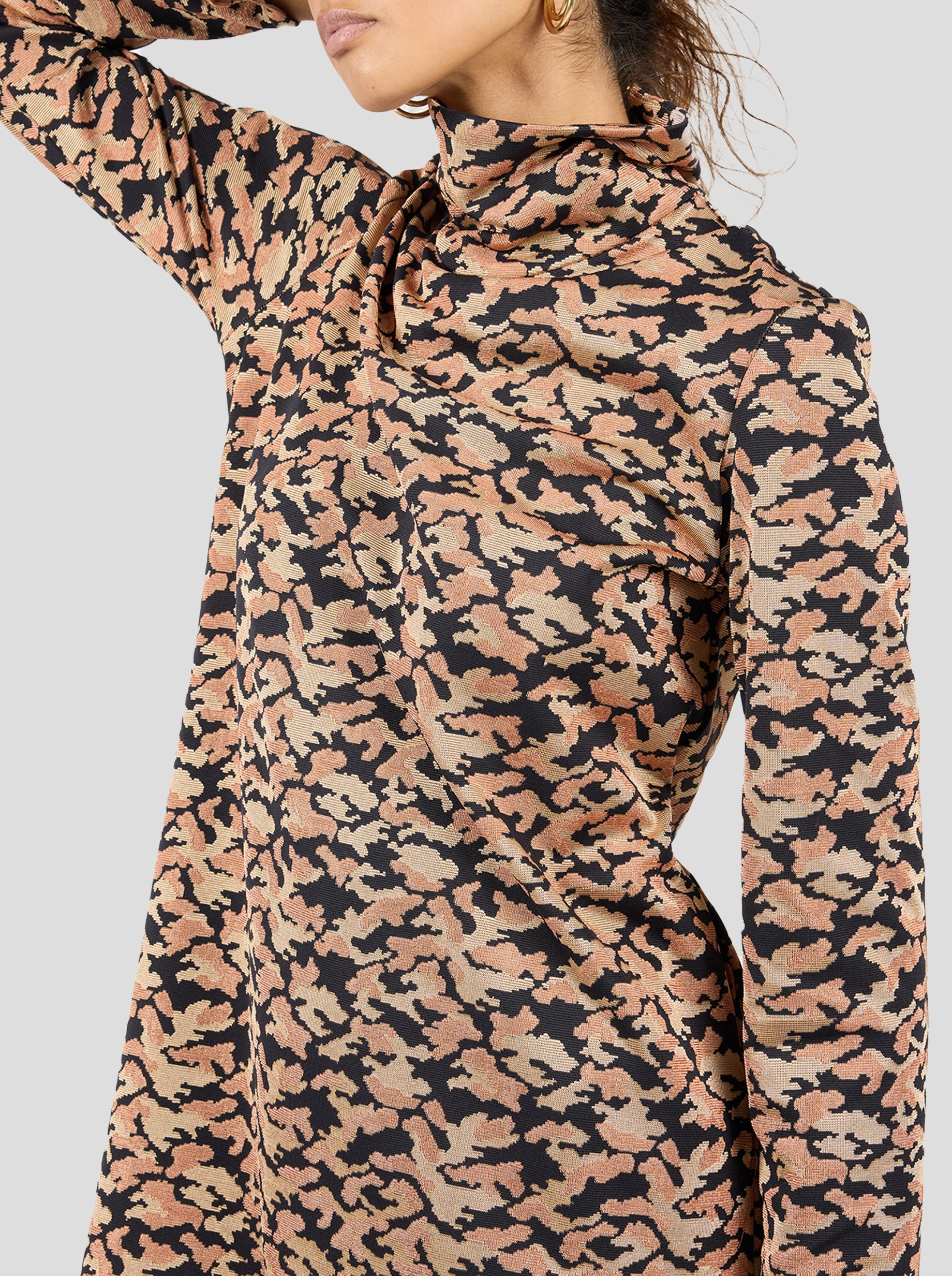 Robe Marshall en maille fine Felin