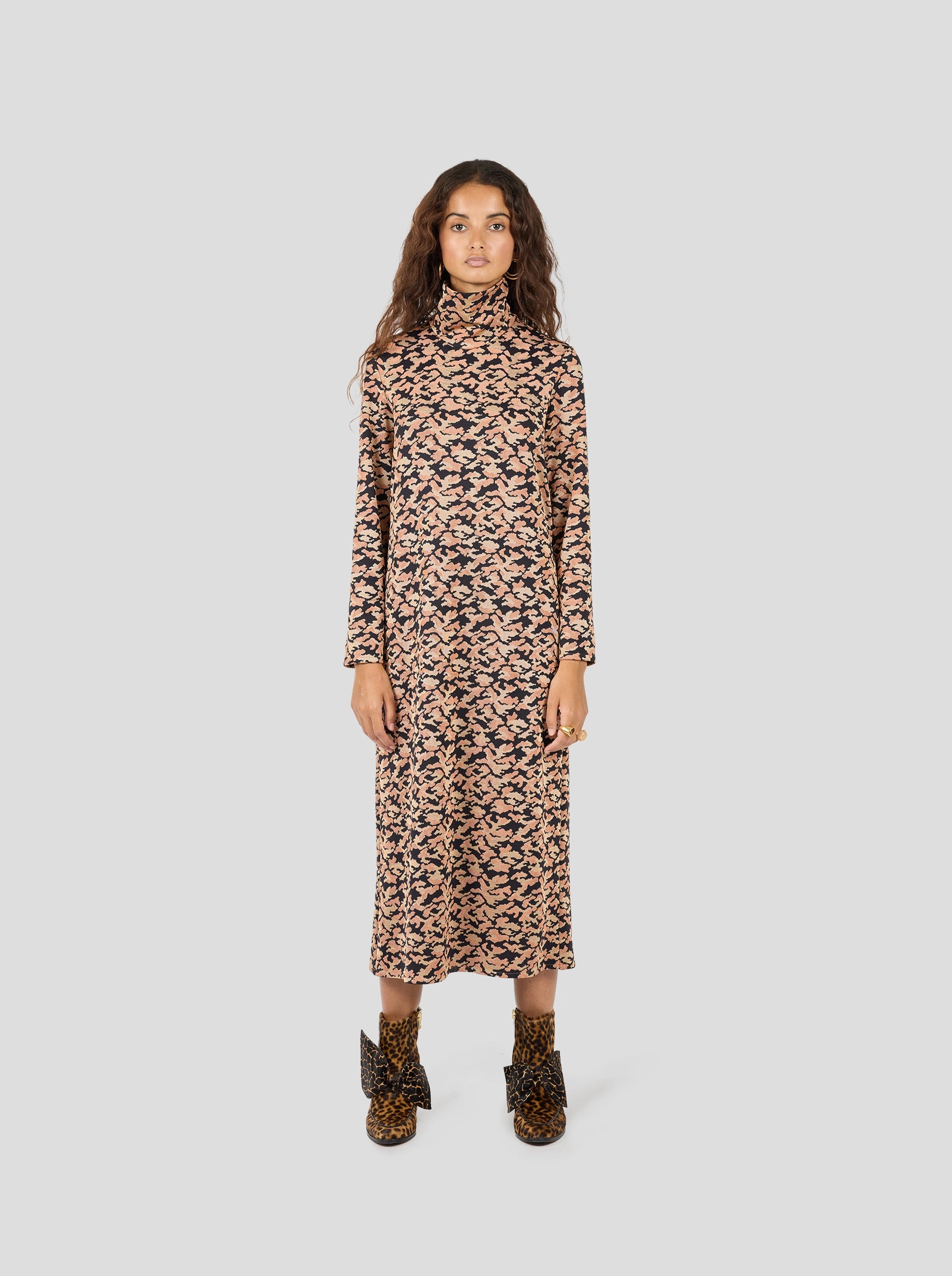 Robe Marshall en maille fine Felin