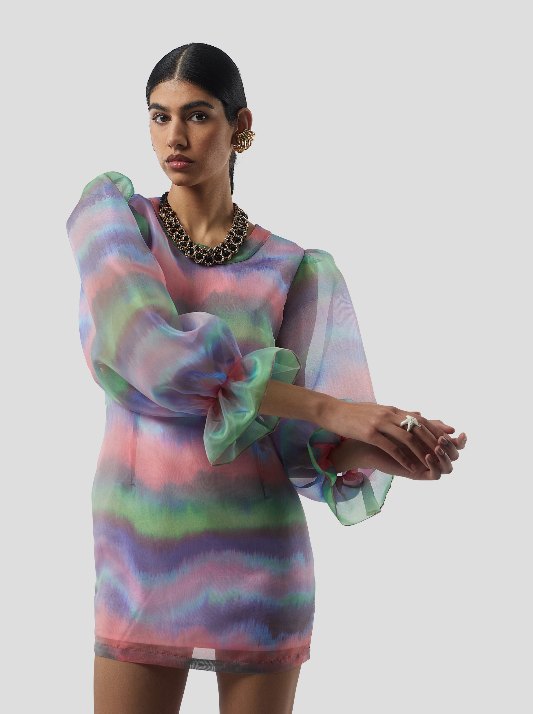 Cheetah Dress in Opalys Print