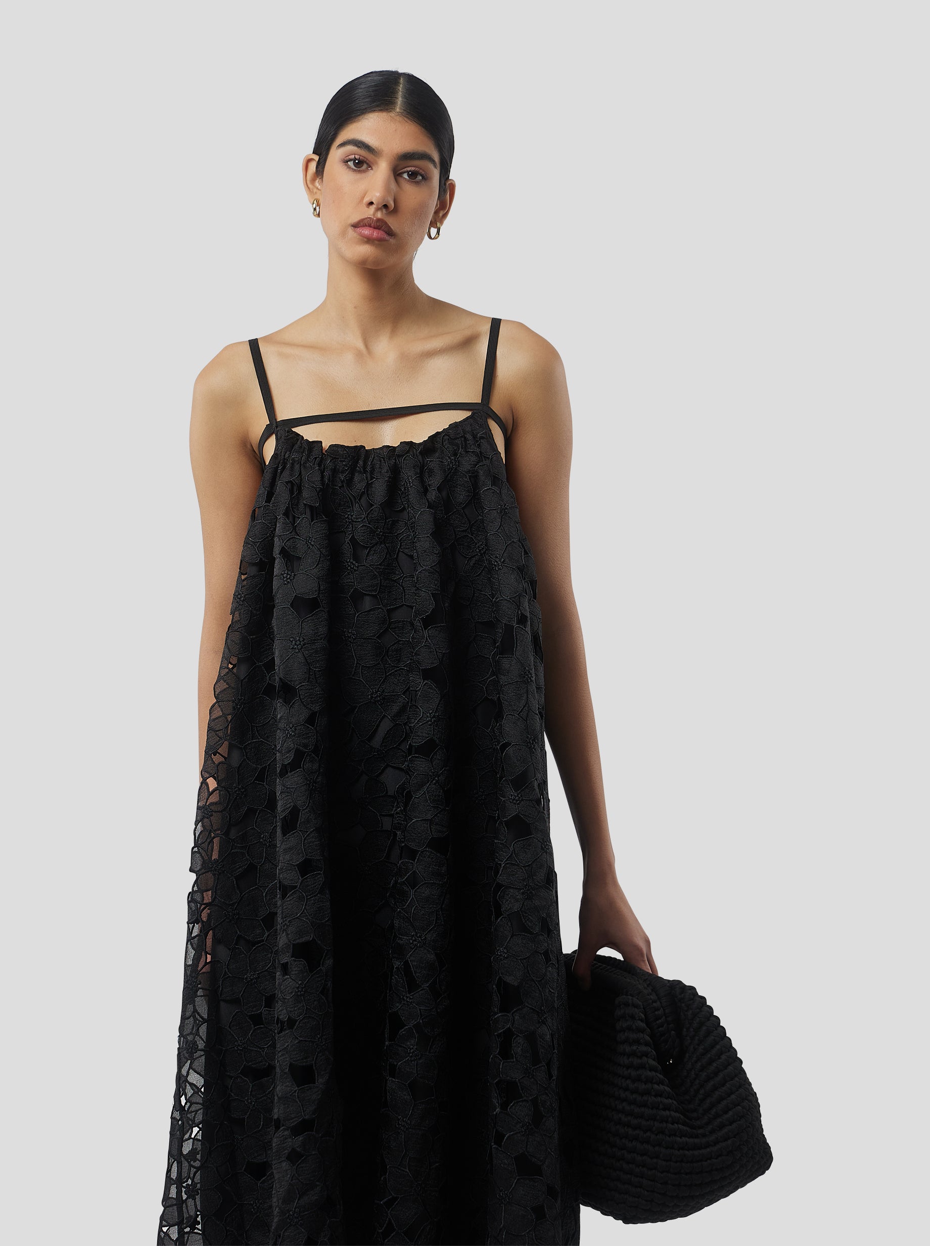 Vickie dress in Laurier brulé