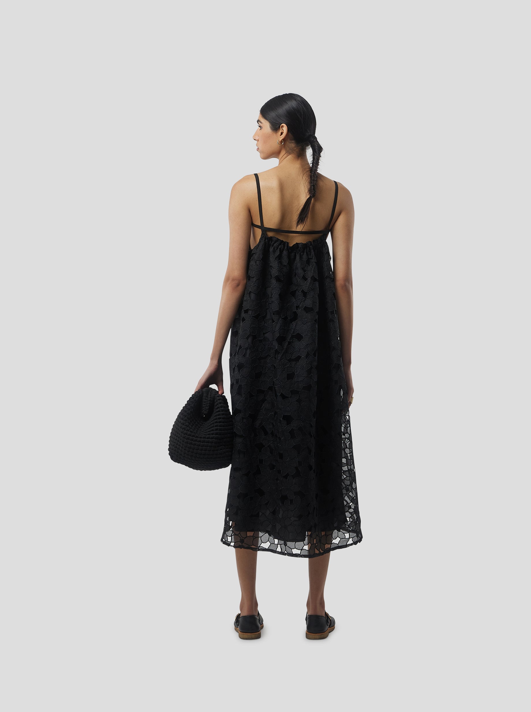 Vickie dress in Laurier brulé