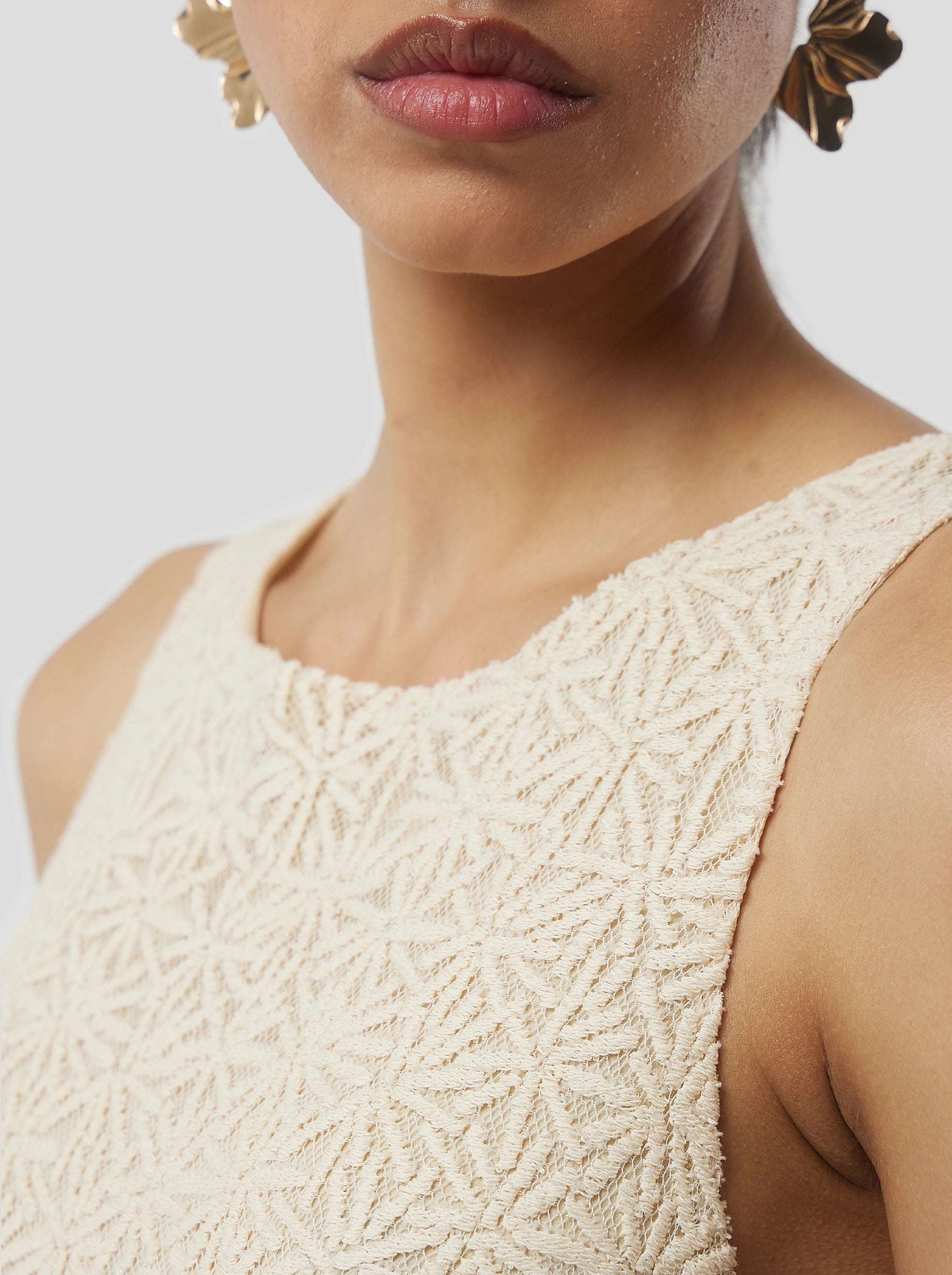 Robe Sperone en Dentelle Shooting Stars