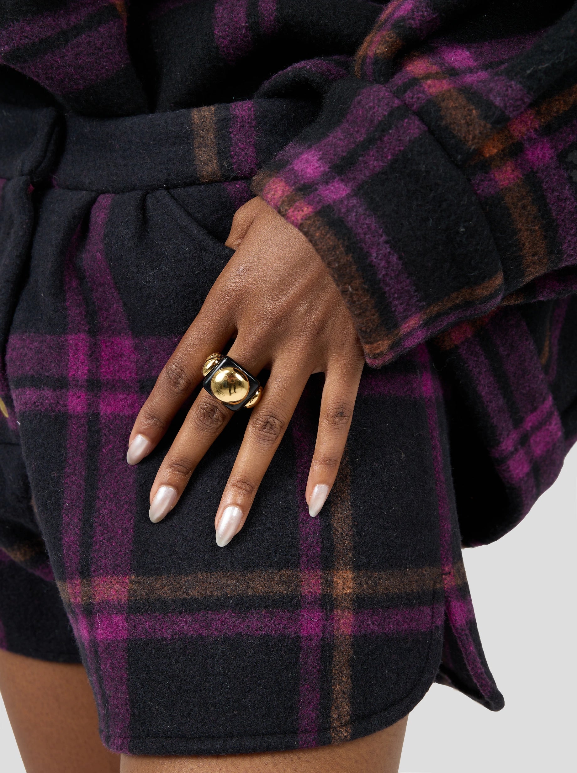 Short Spencer en lainage District Wineberry