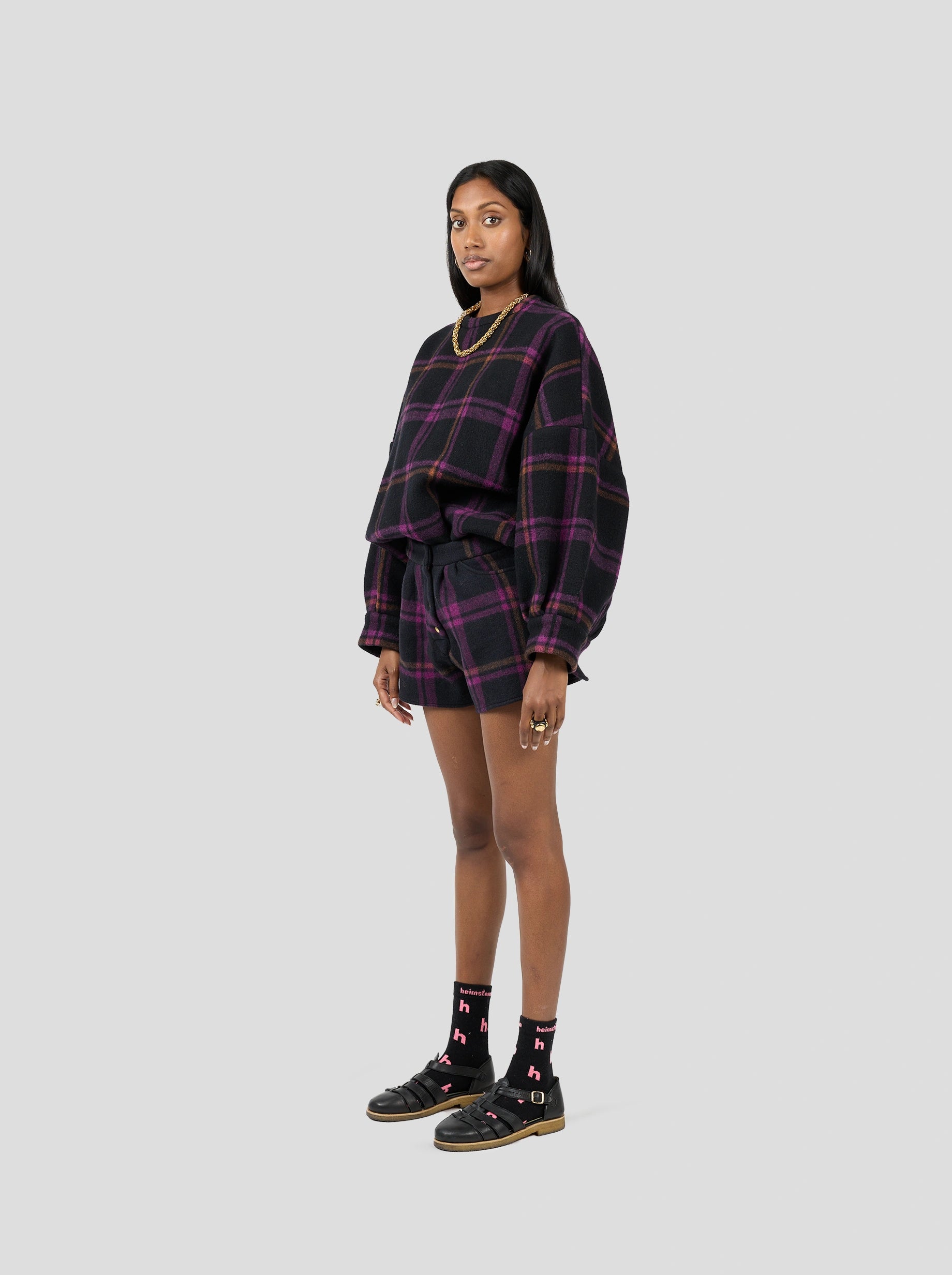 Short Spencer en lainage District Wineberry