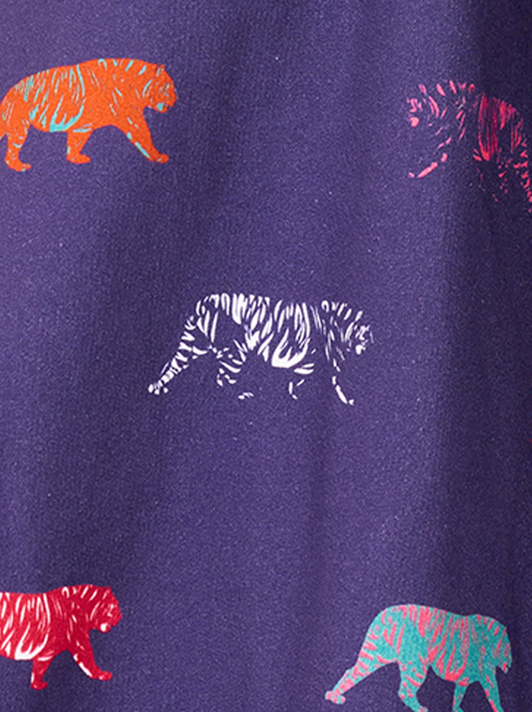 Pantalon Kiara en molleton imprimé Tigré