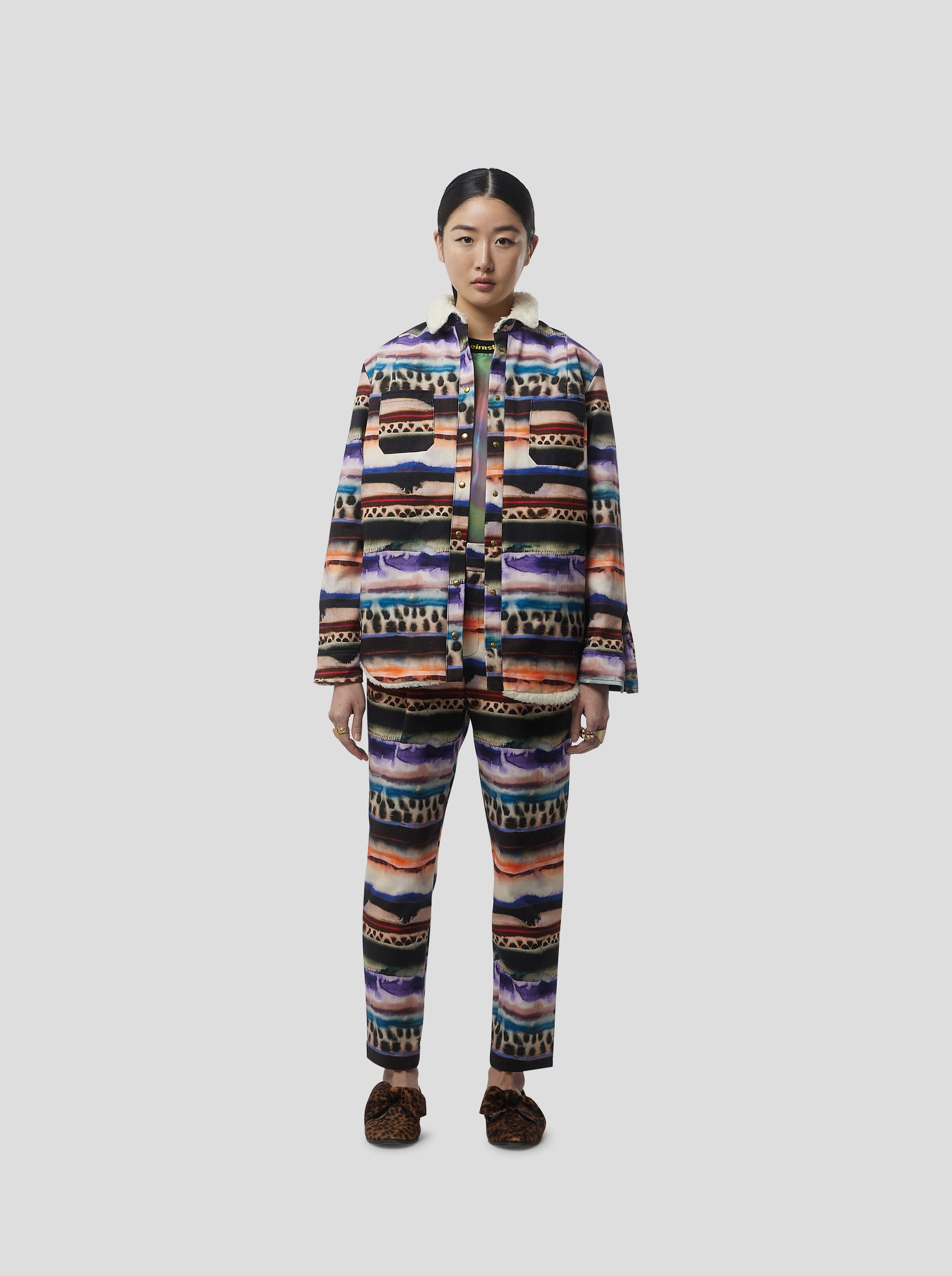 Sur-chemise Dori en Imprimé Edgewalk sur denim