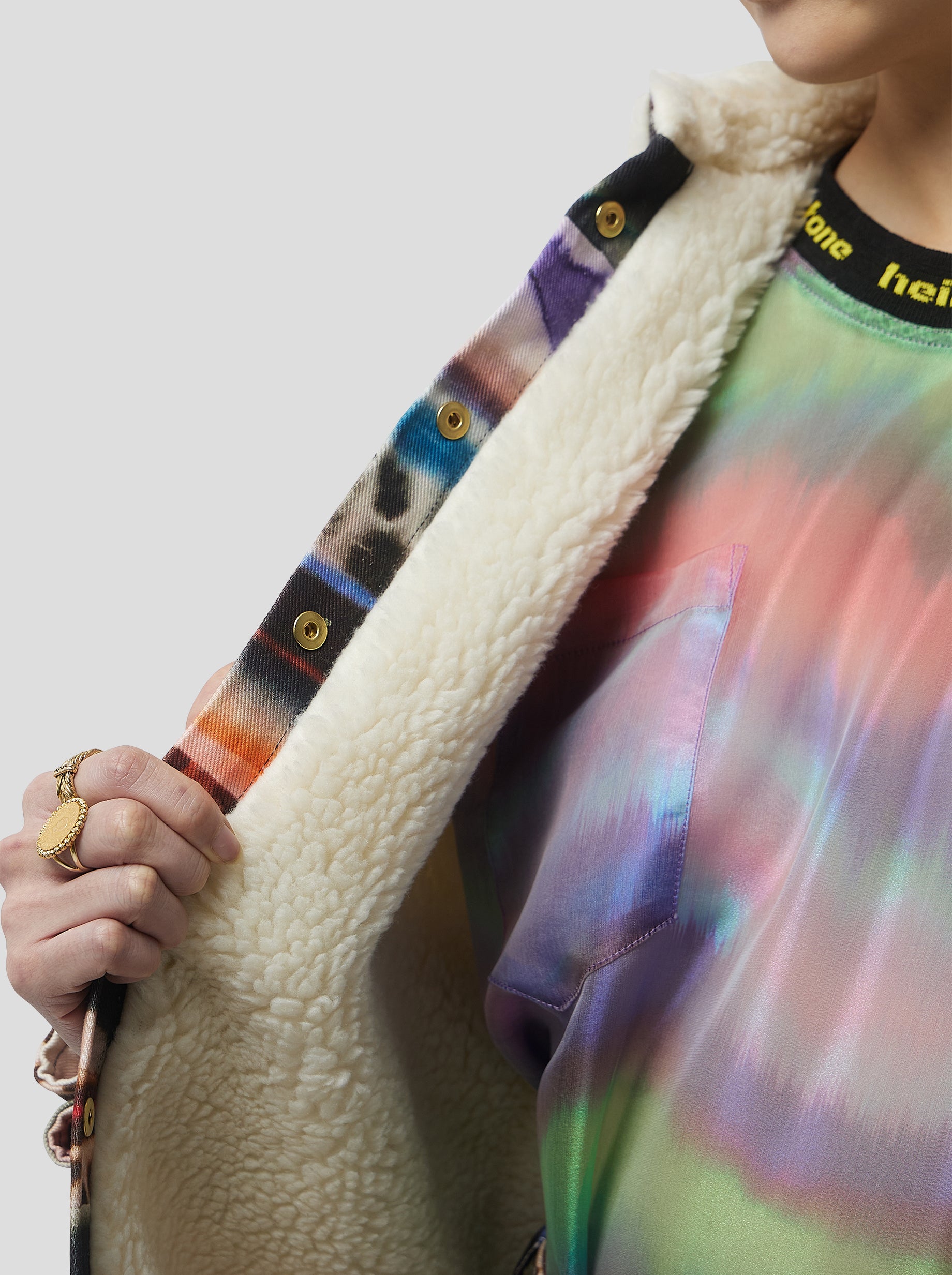 Sur-chemise Dori en Imprimé Edgewalk sur denim