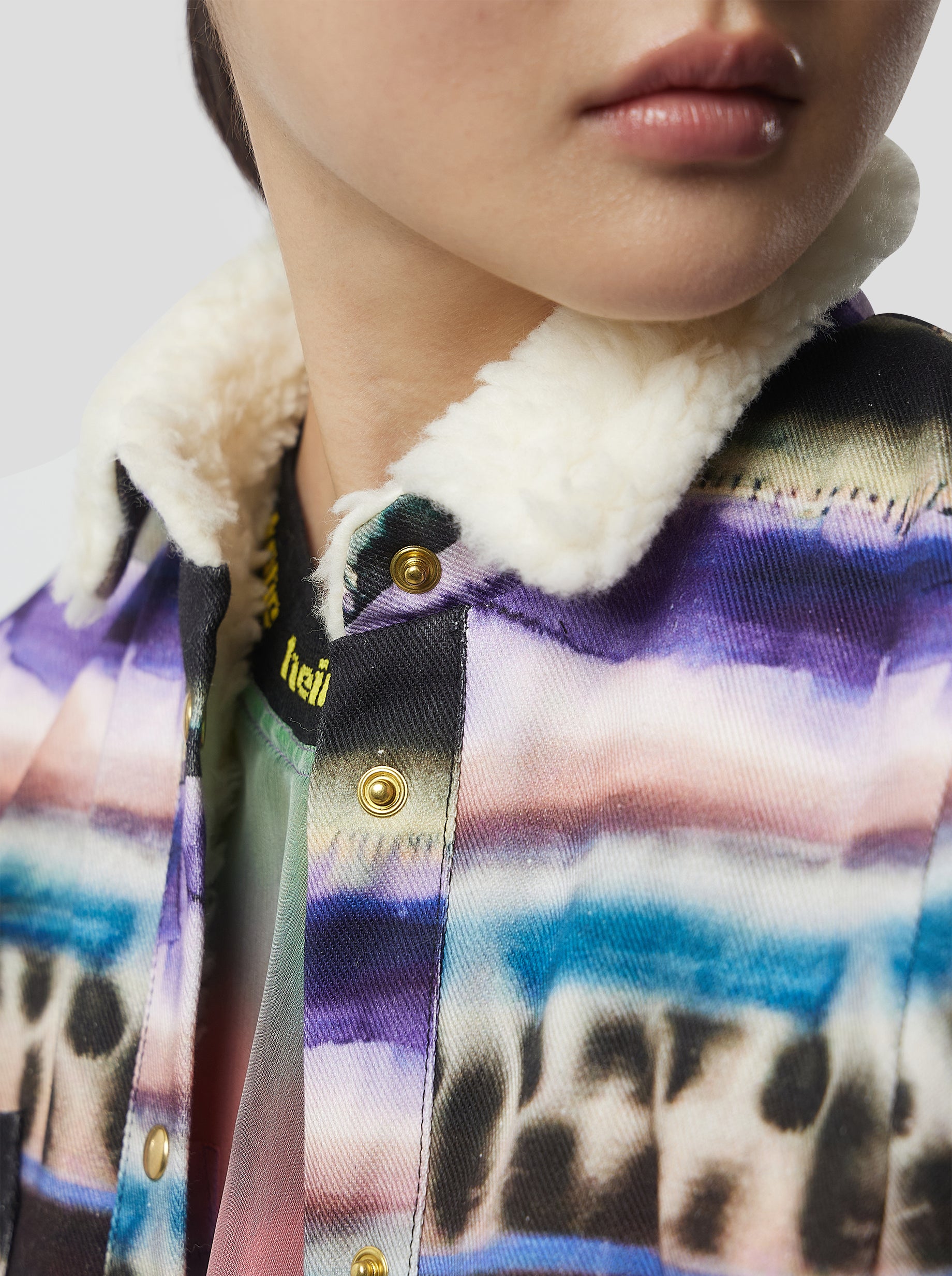 Sur-chemise Dori en Imprimé Edgewalk sur denim