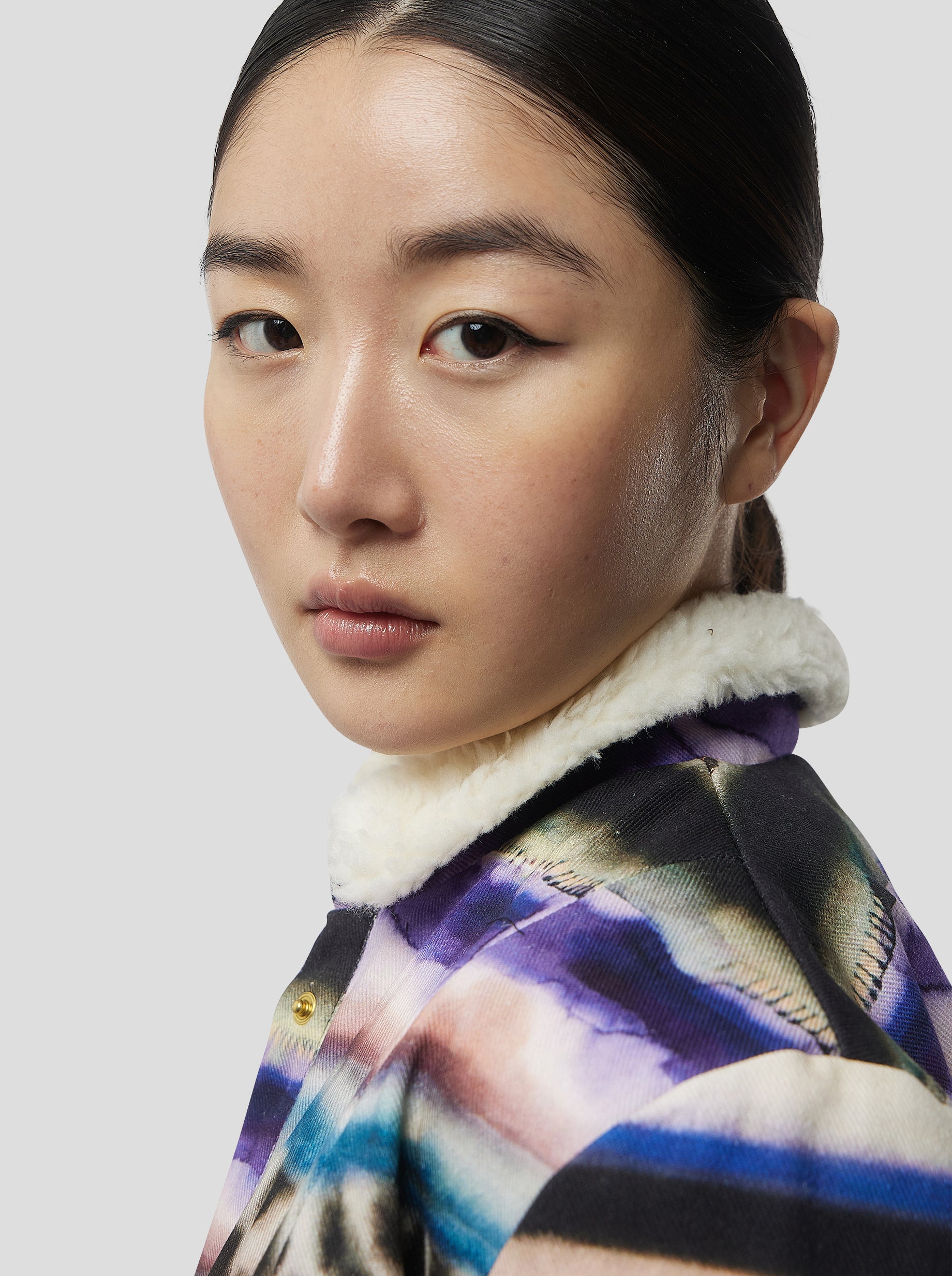 Sur-chemise Dori en Imprimé Edgewalk sur denim