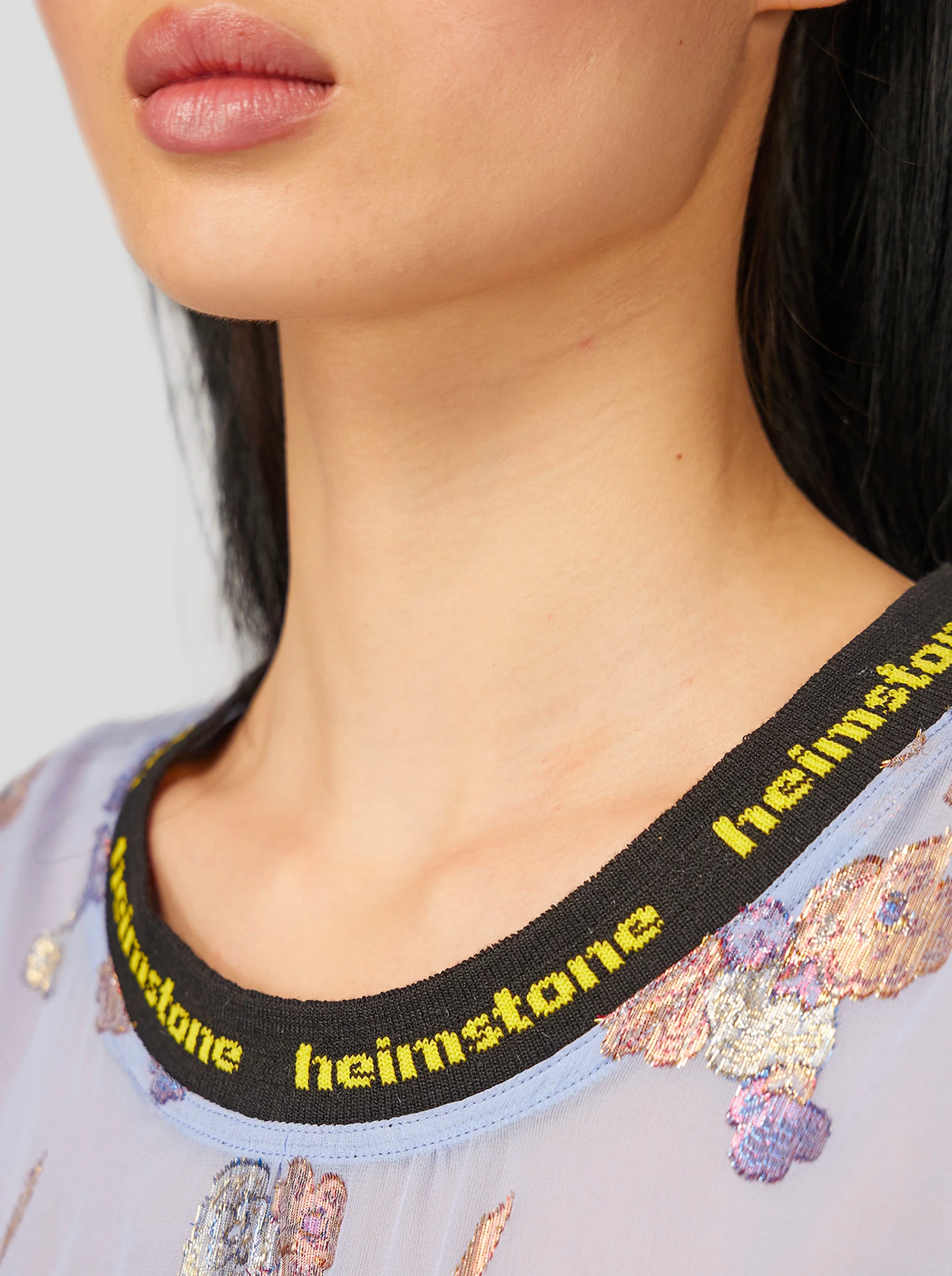 T-Shirt Dédé en Broderie Herbier Brume