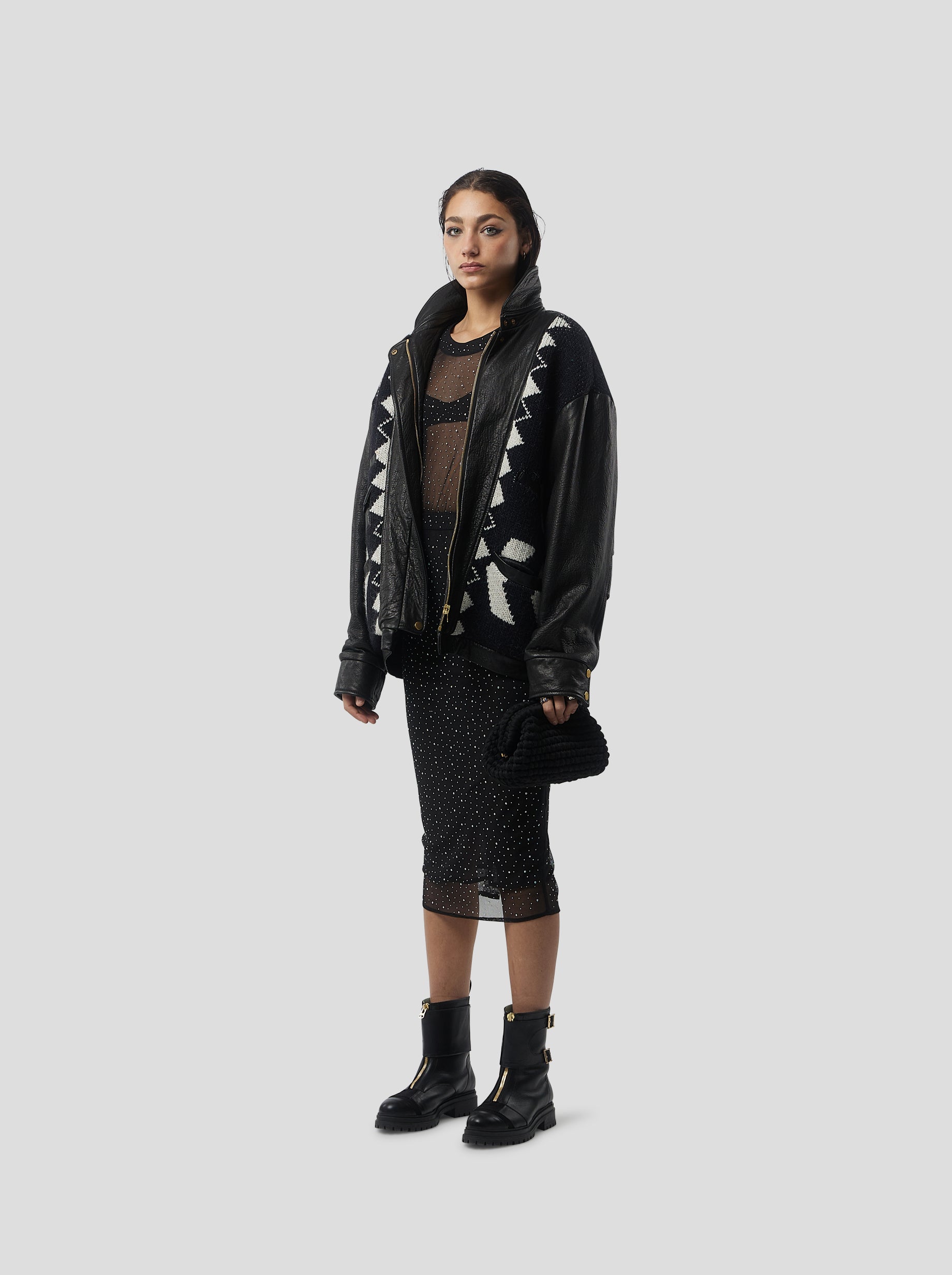 VESTE JONAS EN CUIR NOIR