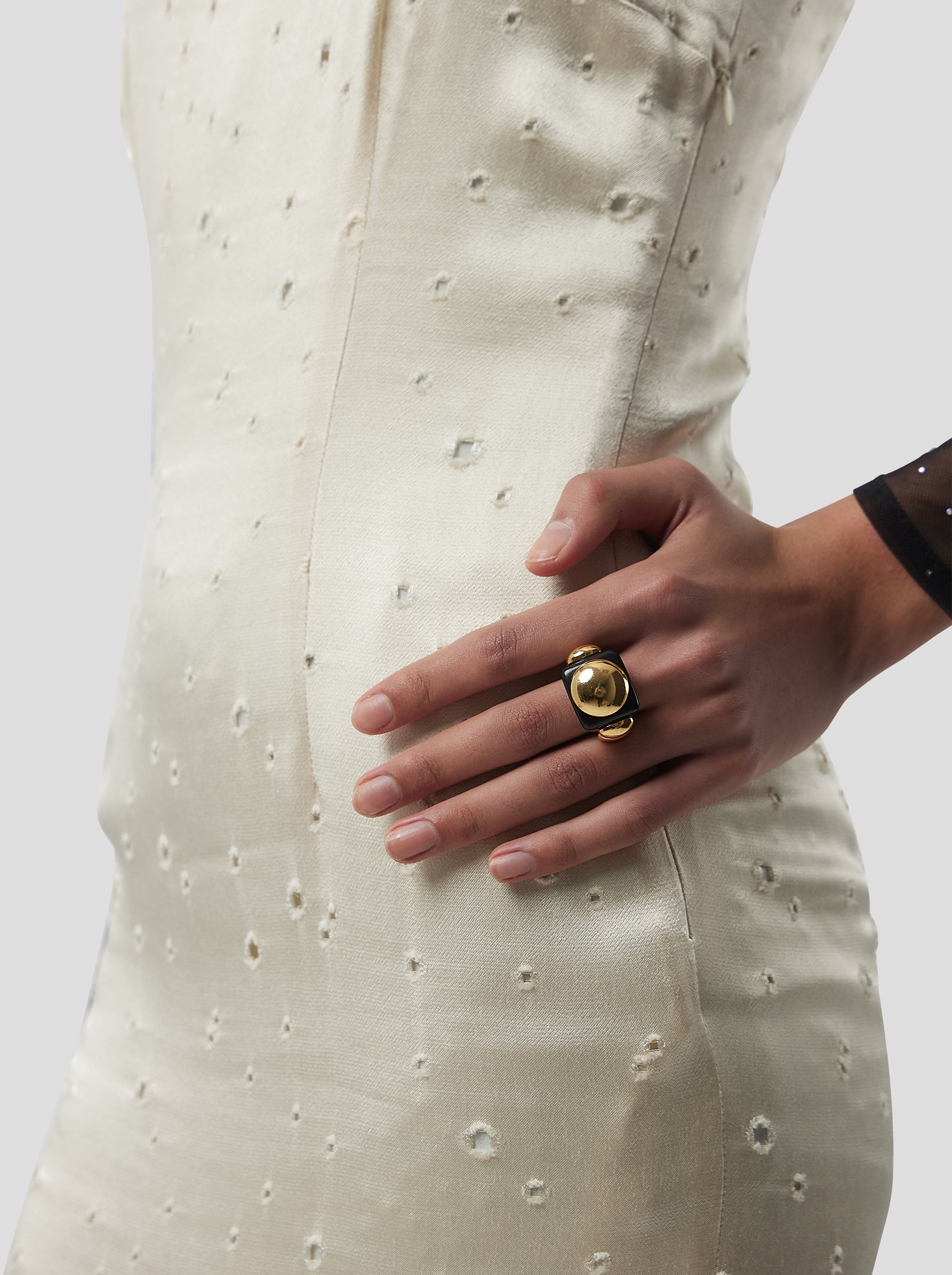 Robe Lynx en Voile Lune saboté