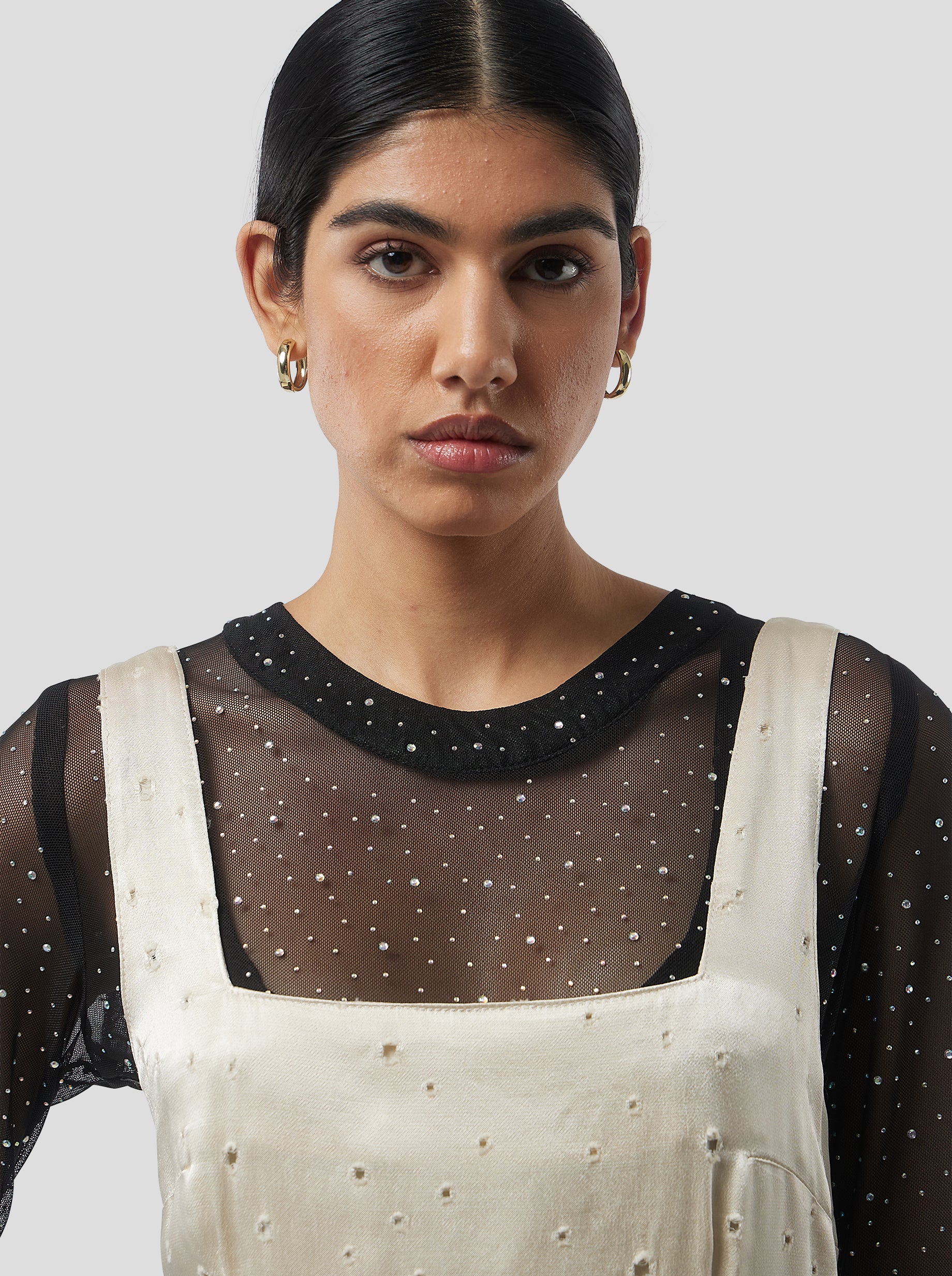 Robe Lynx en Voile Lune saboté